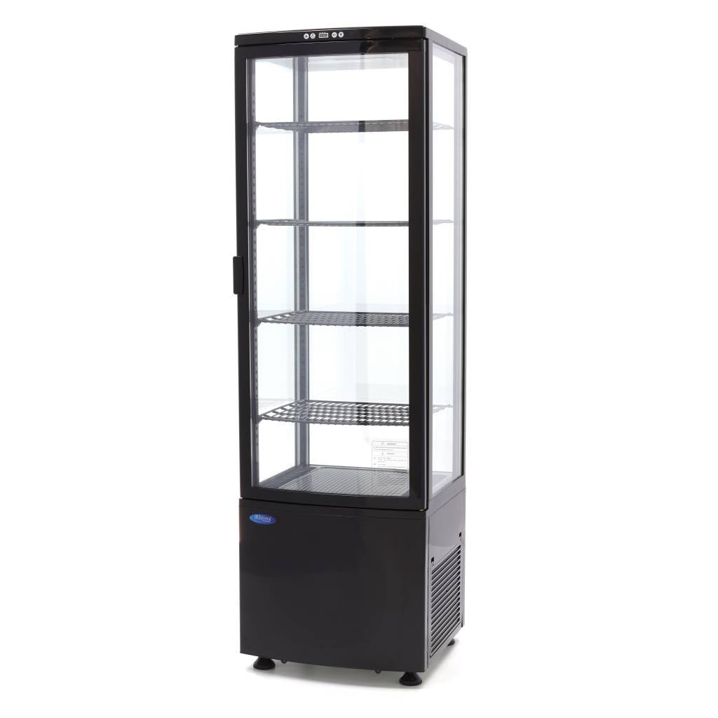 Kylvitrin - 235L - 52cm - Svart