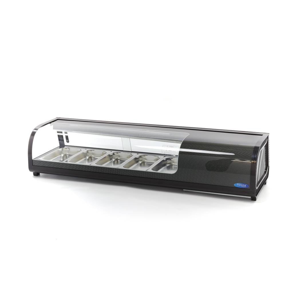 Sushi och Tapas Display - 52L - inkl 5 x 1/3 GN - Bordsskiva