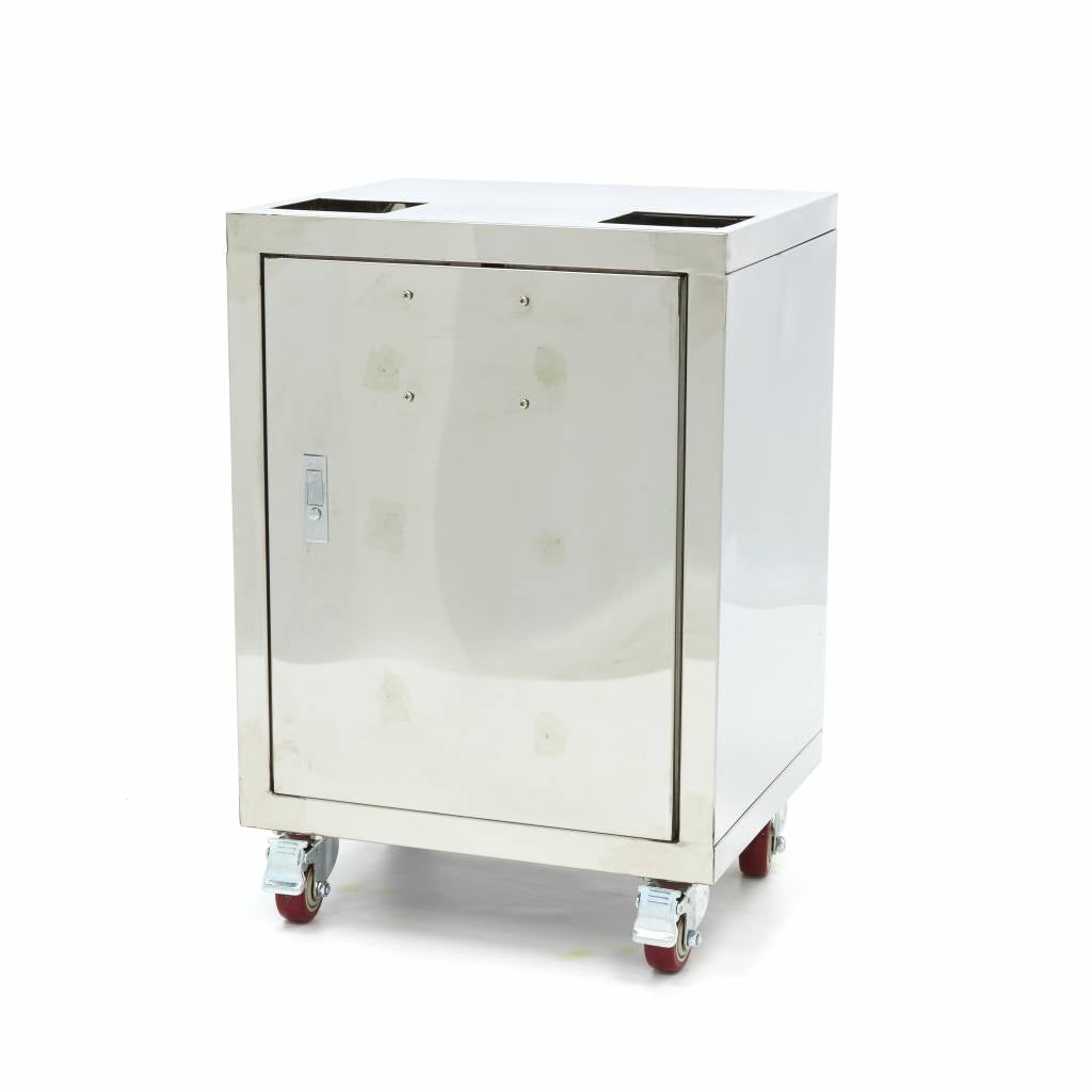 Orange Juicer Trolley - Kompakt - inklusive soptunna - på hjul