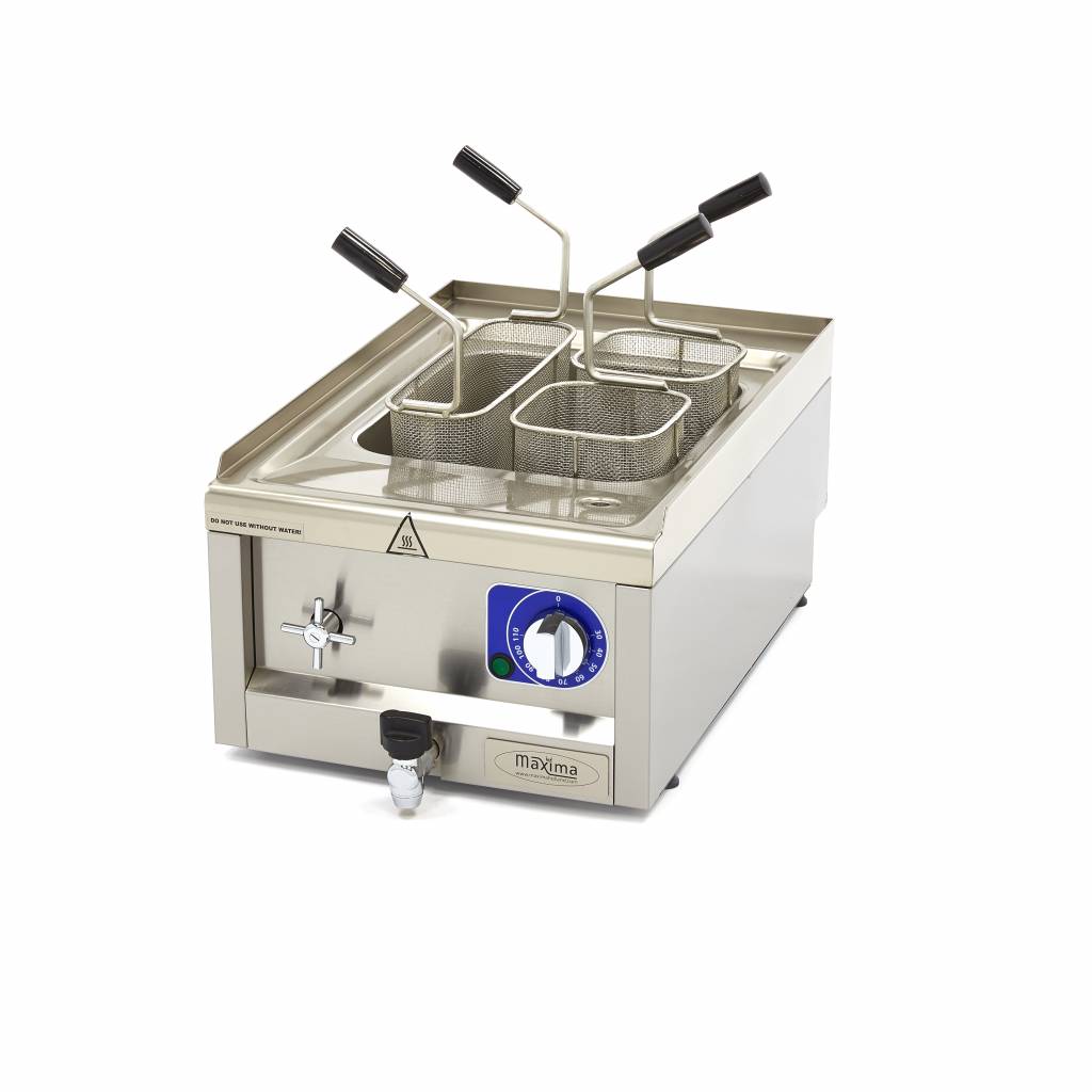 Professionell kvalitet pastakokare - 15L - Enkel enhet - 60 cm djup - Elektrisk
