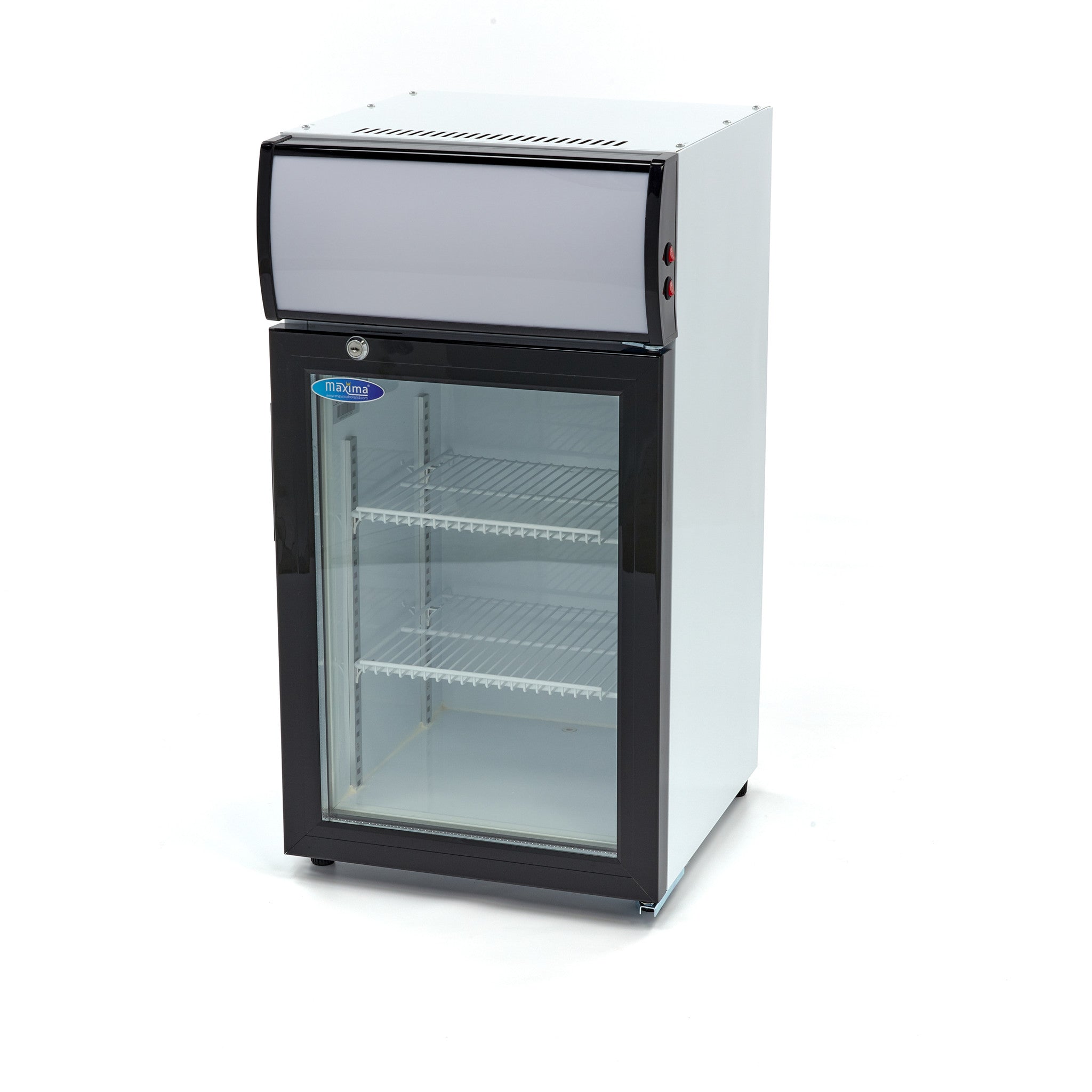 Display kyl - 50L - 2 justerbara hyllor