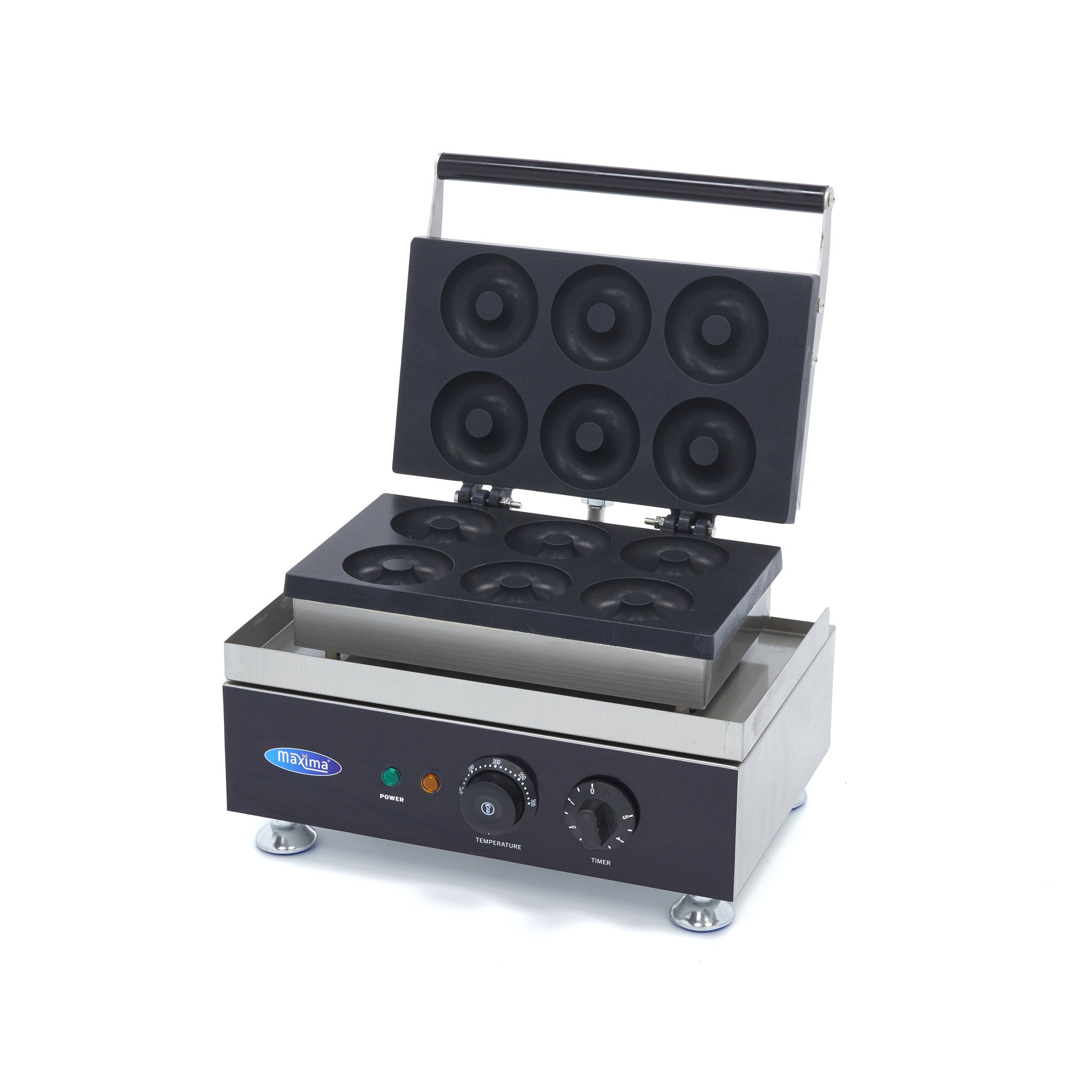 Donut Maker - 6 munkar - Ø8cm - med inbyggd timer