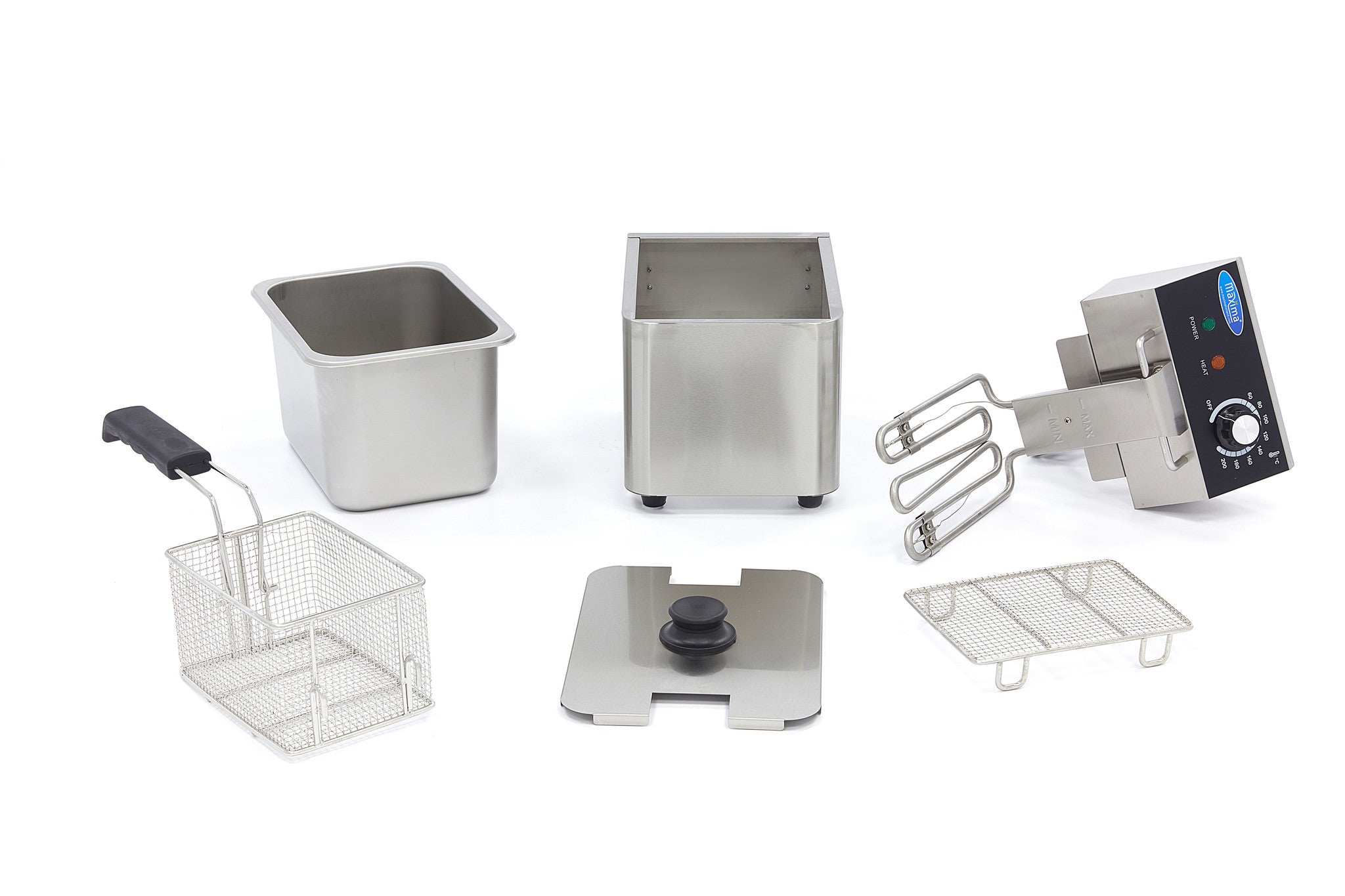 Friteringskastrull - 4L - 1 korg - upp till 0,8 kg pommes frites