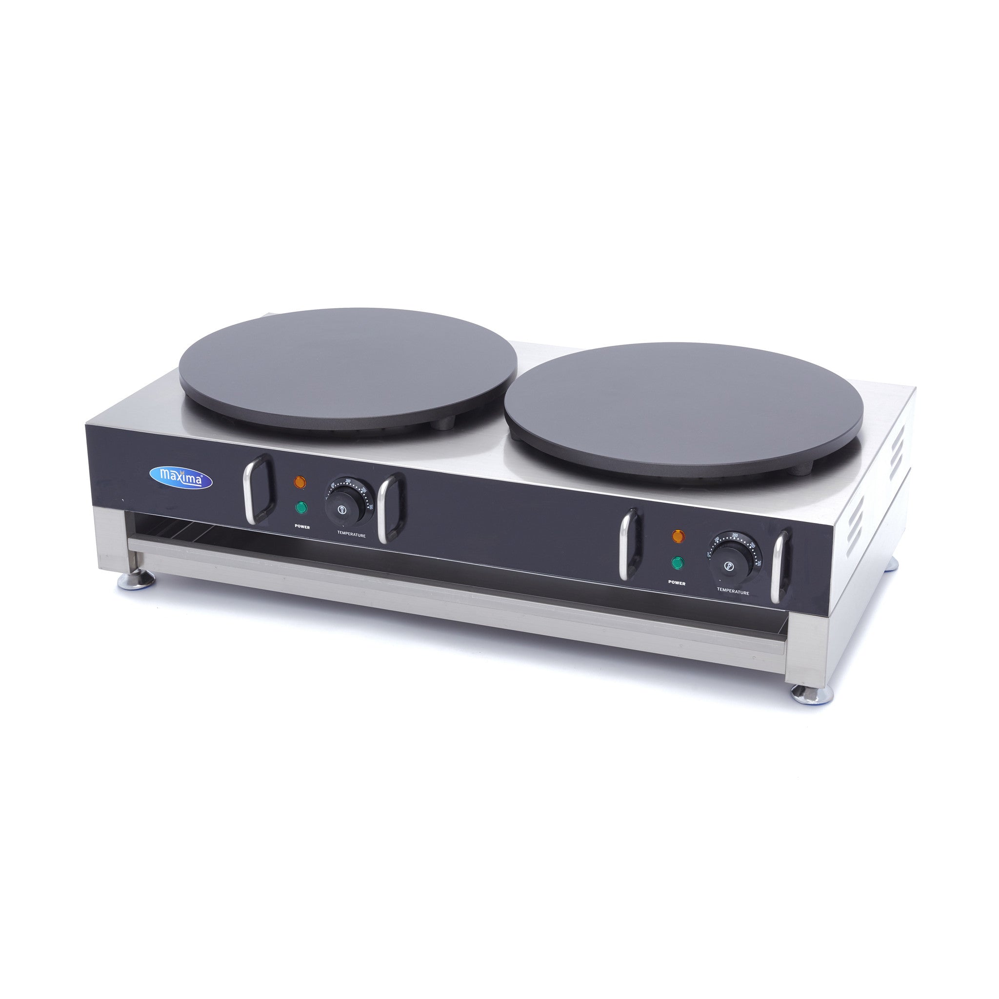 Crepes Maker - Dubbla crepes - 2 x 40cm - inklusive degspridare