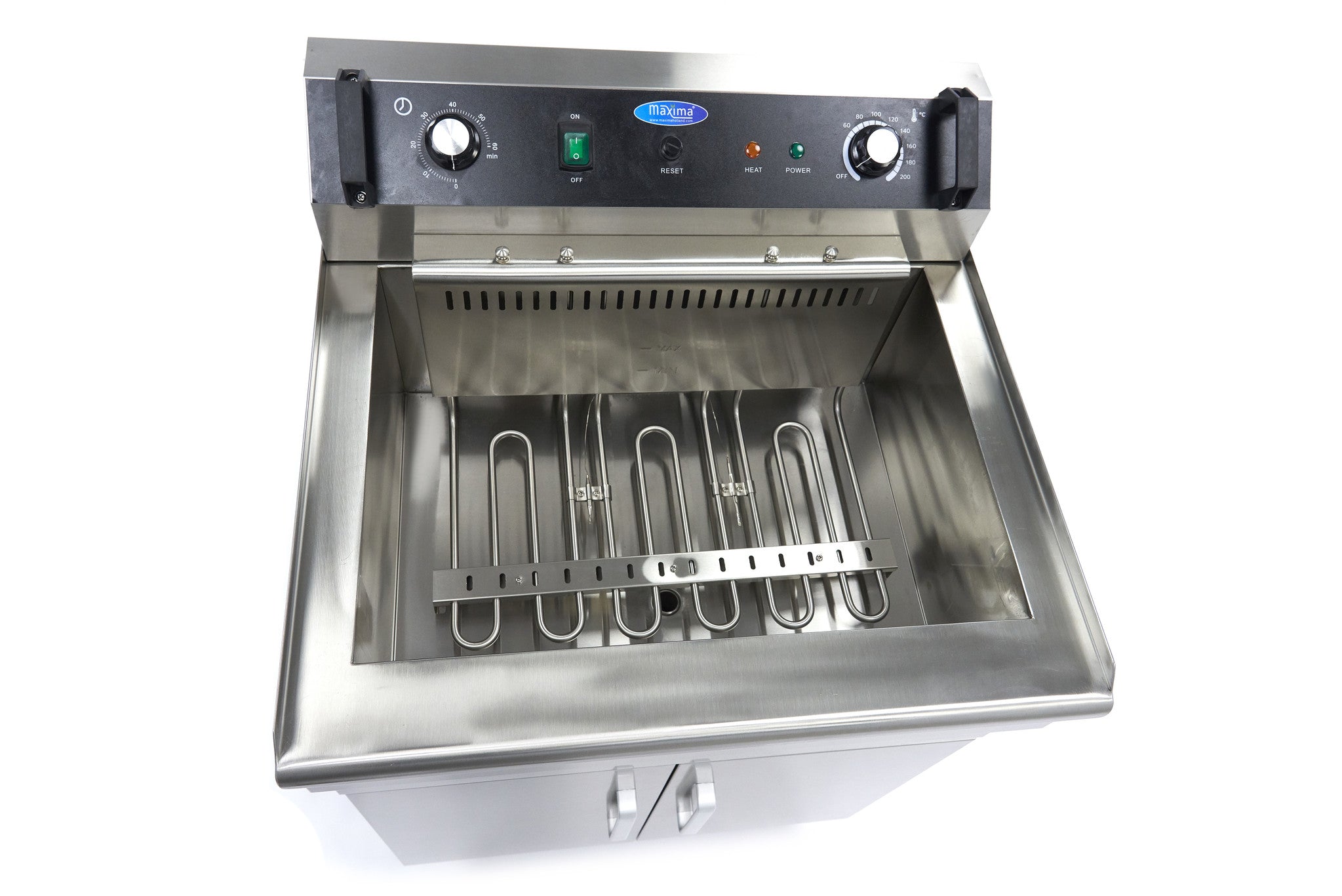 Fritös - 35L - 1 korg - med avloppskran - 400V