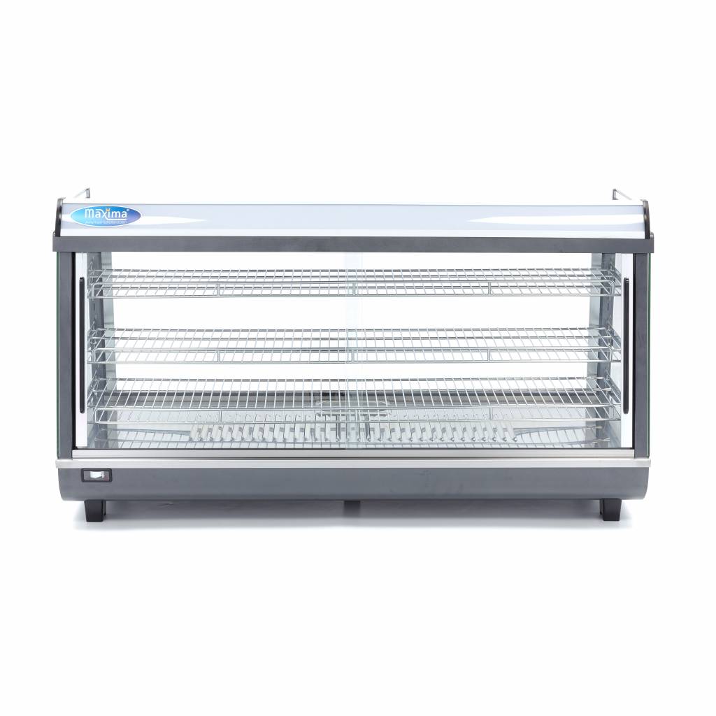 Uppvärmd matdisplay - 186L - 121,5 cm - 3 hyllplan