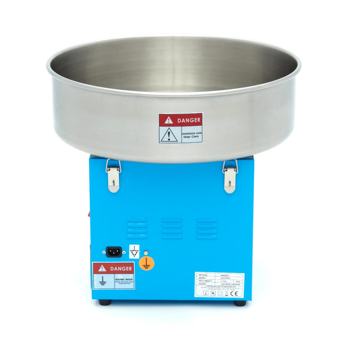 Candy Floss Maskin - Ø 52cm - Blå