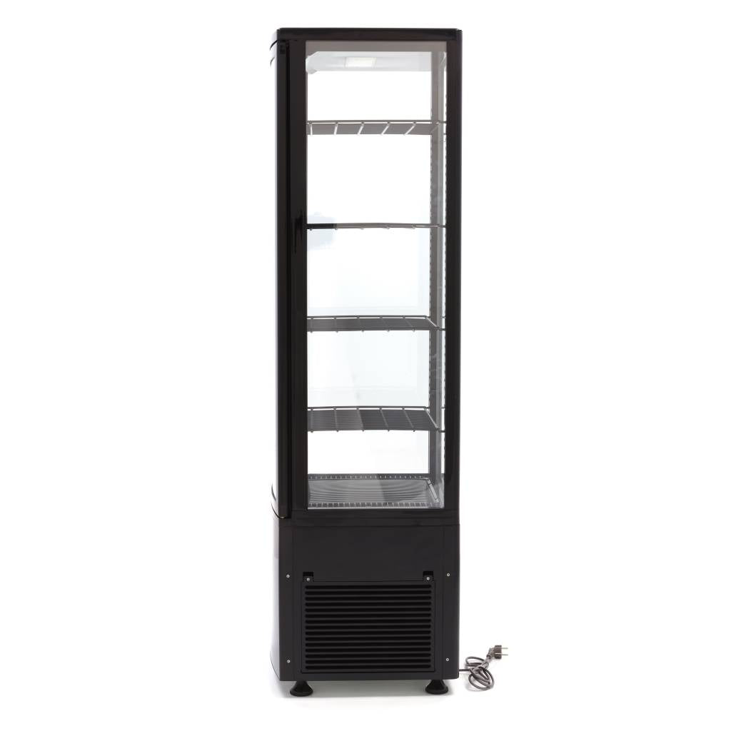 Kylvitrin - 235L - 52cm - Svart