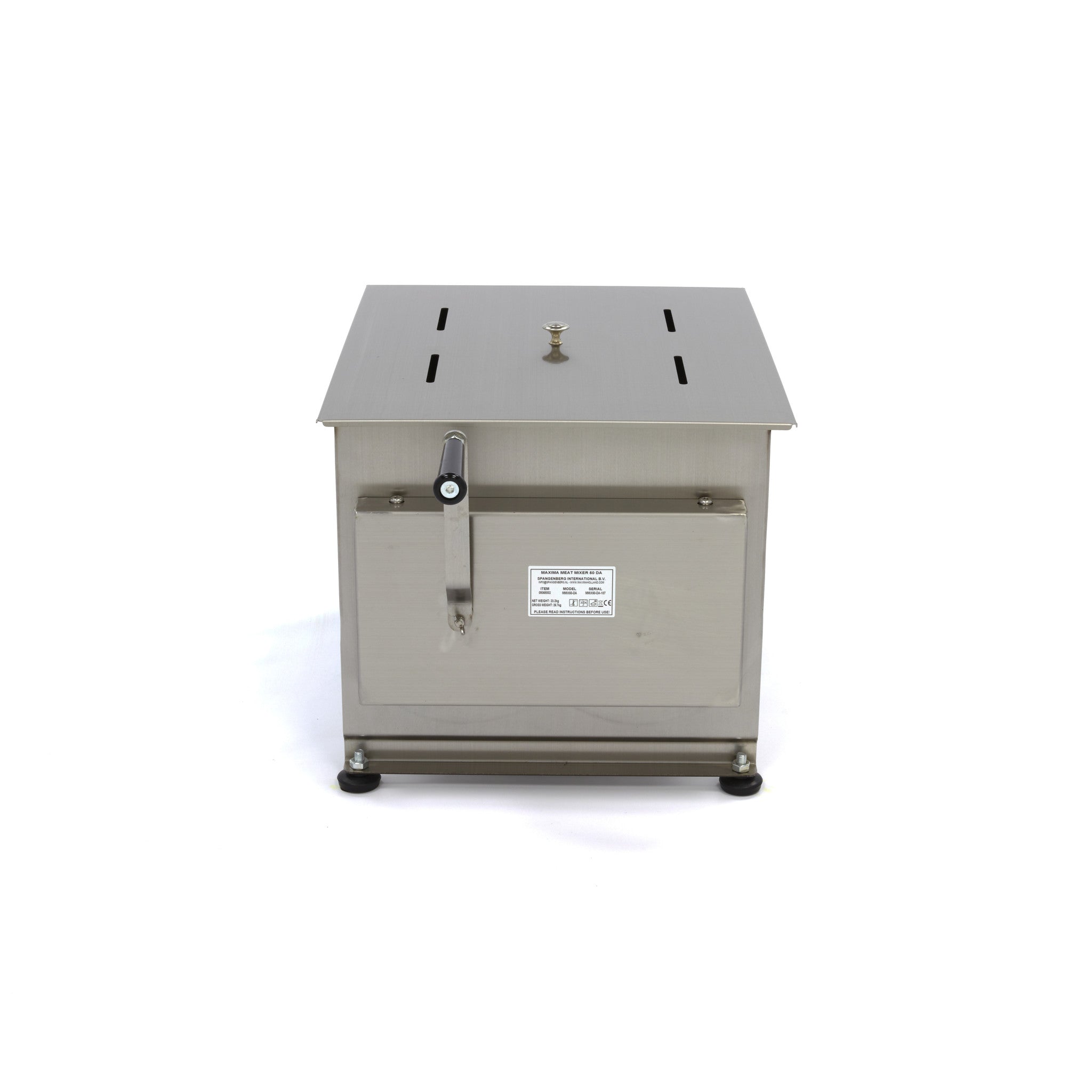 Köttblandare - 50L - 43kg Kött - Dubbelt skaft - Manuell
