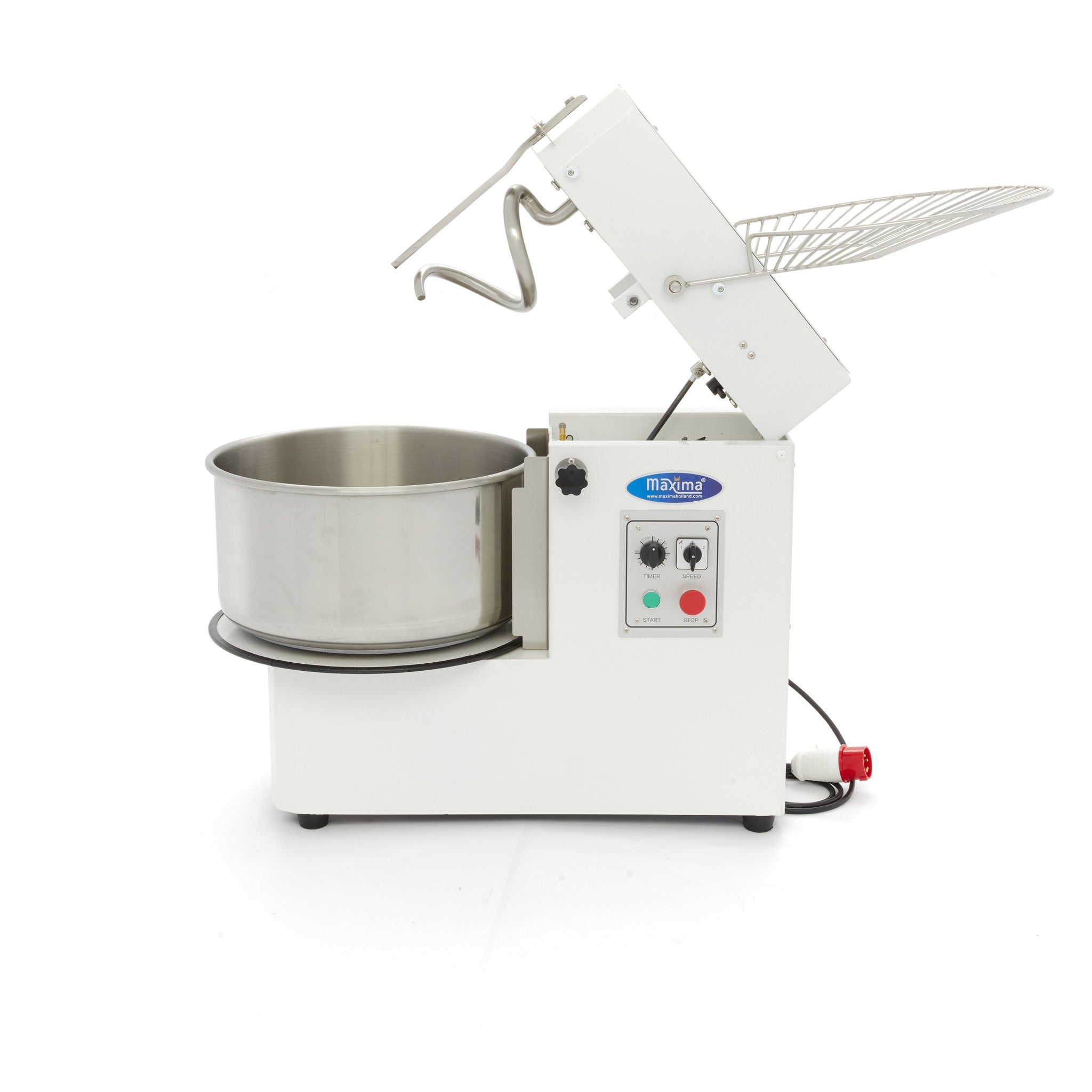 Degblandare - 50L - 30kg Deg - 2 hastigheter - Avtagbar skål - 400V