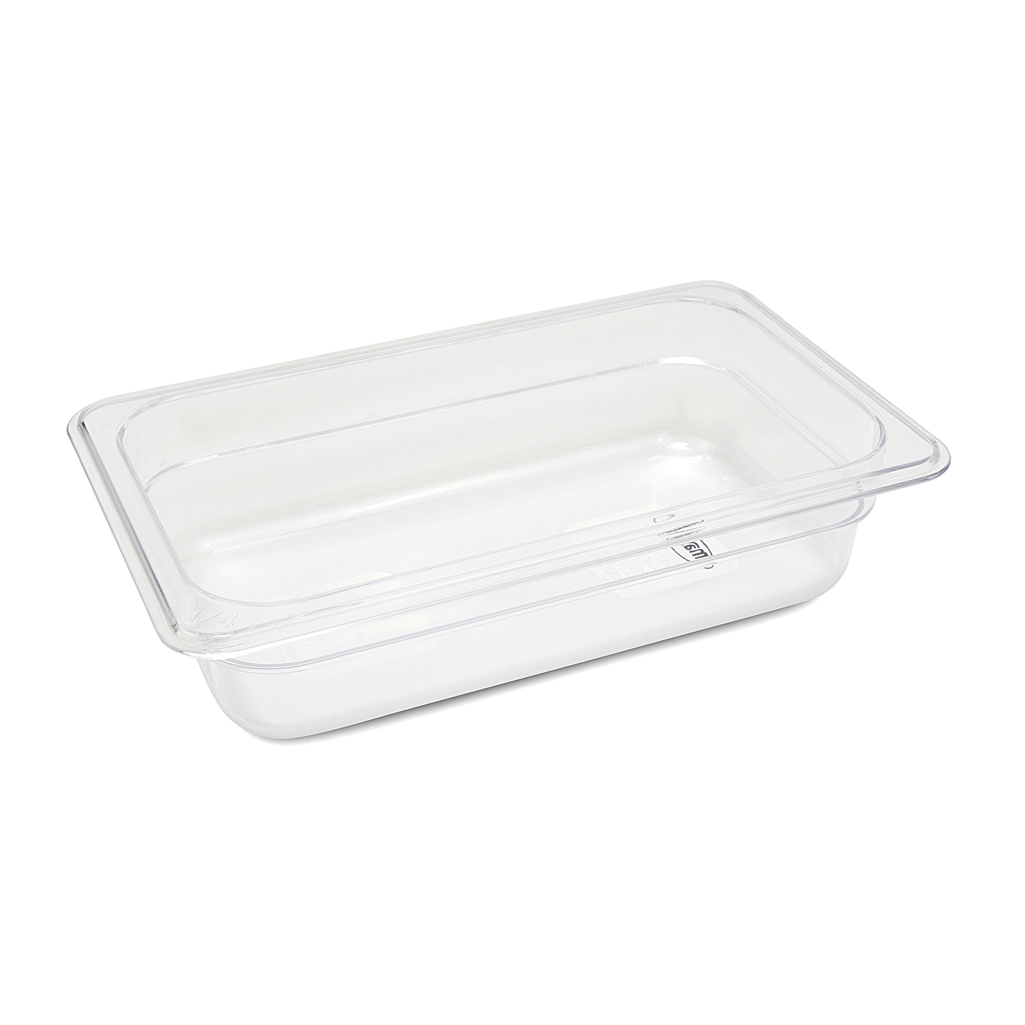 Gastronorm behållare - 3 stycken - 1/4 GN - 6,5 cm djup - polykarbonat