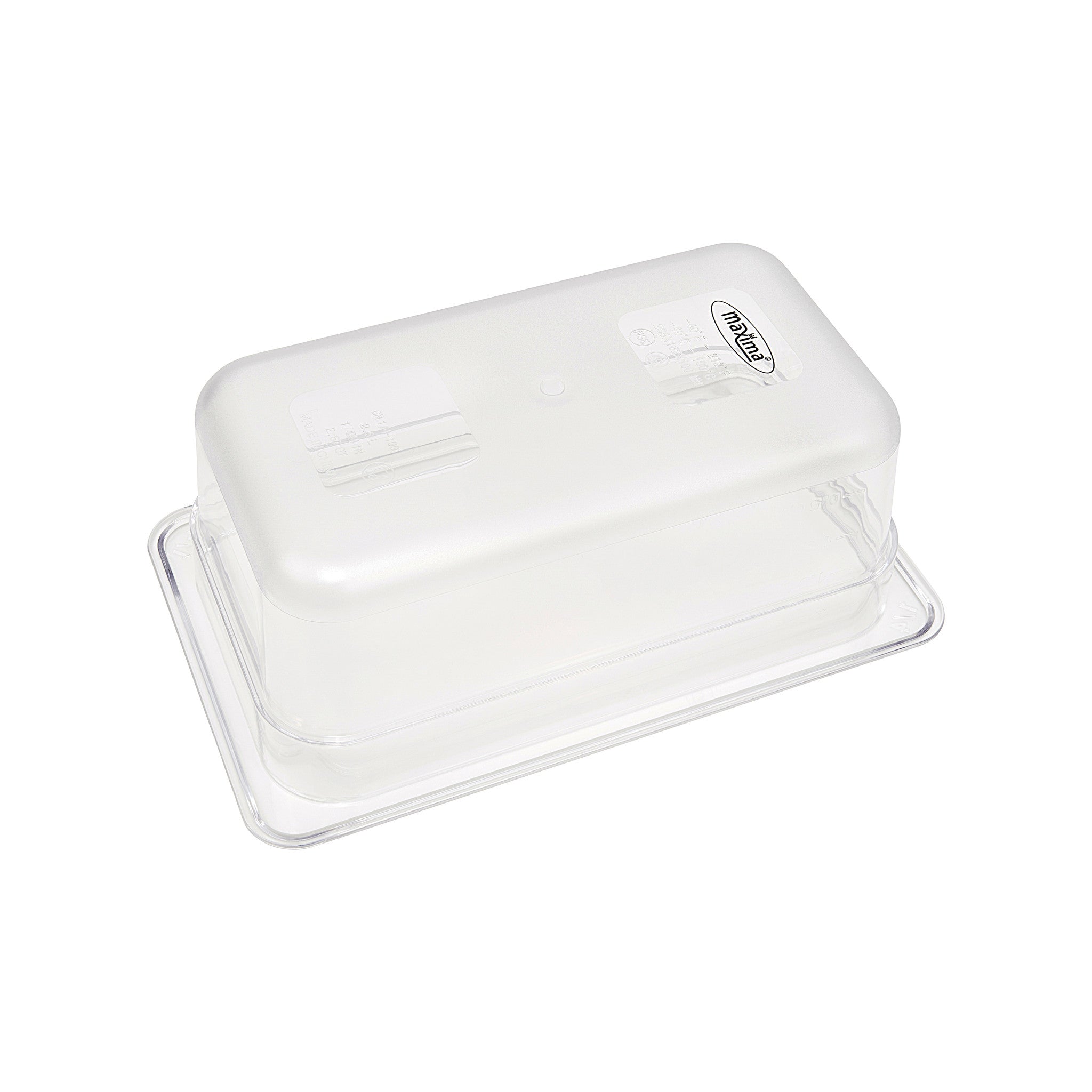 Gastronorm behållare - 3 stycken - 1/4 GN - 10 cm djup - polykarbonat