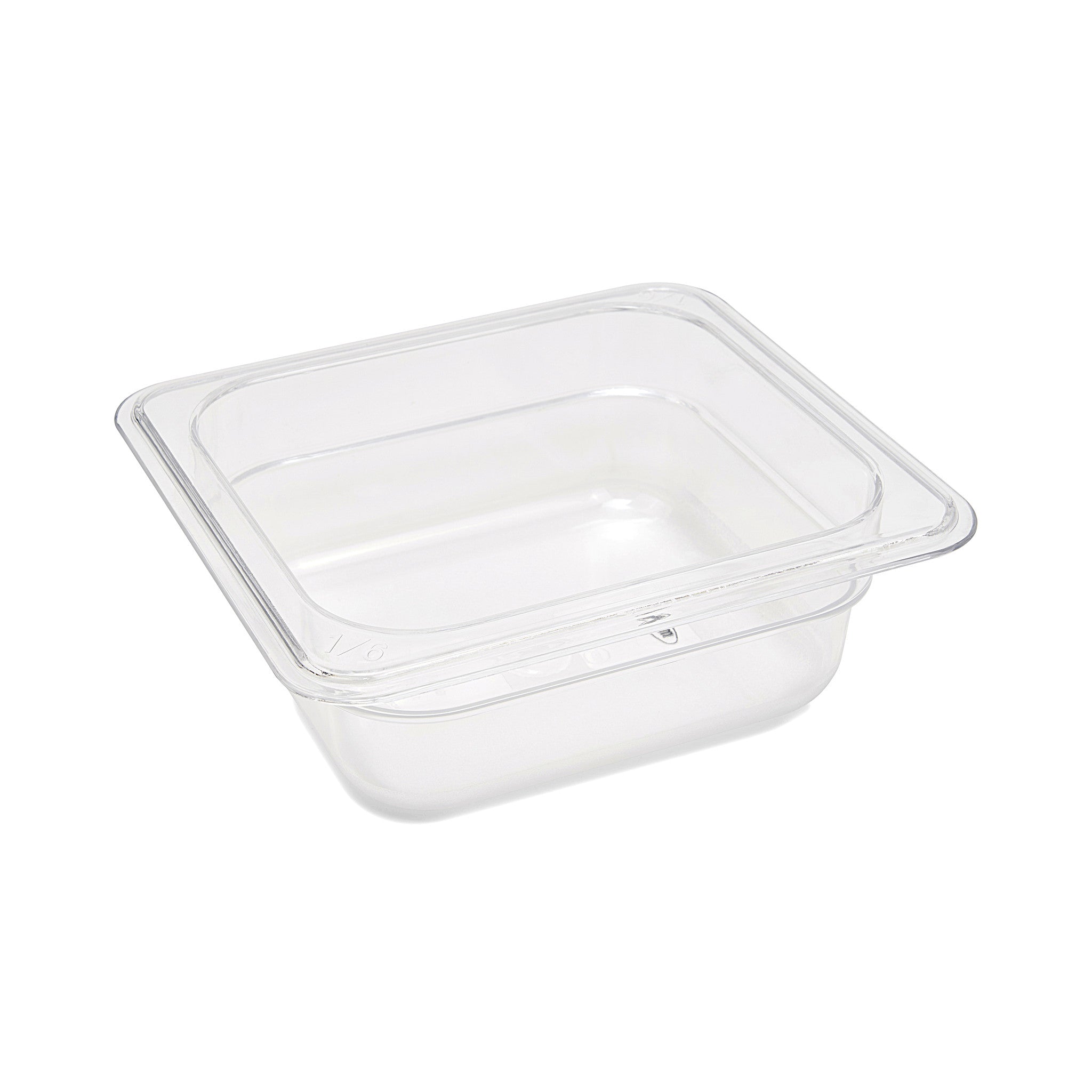 Gastronorm behållare - 3 stycken - 1/6 GN - 6,5 cm djup - polykarbonat