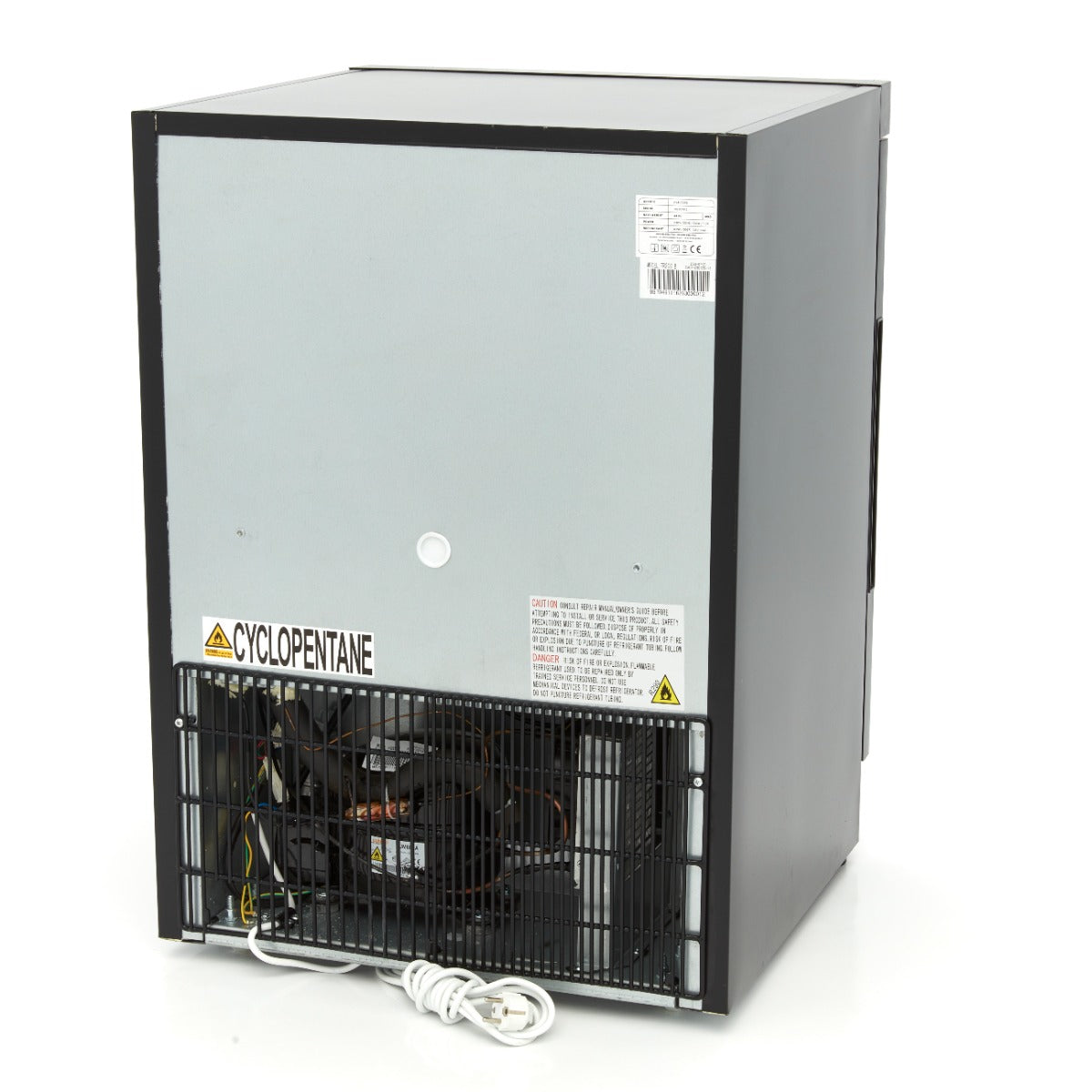 Frys - 200L - 2 Fasta hyllor - Svart