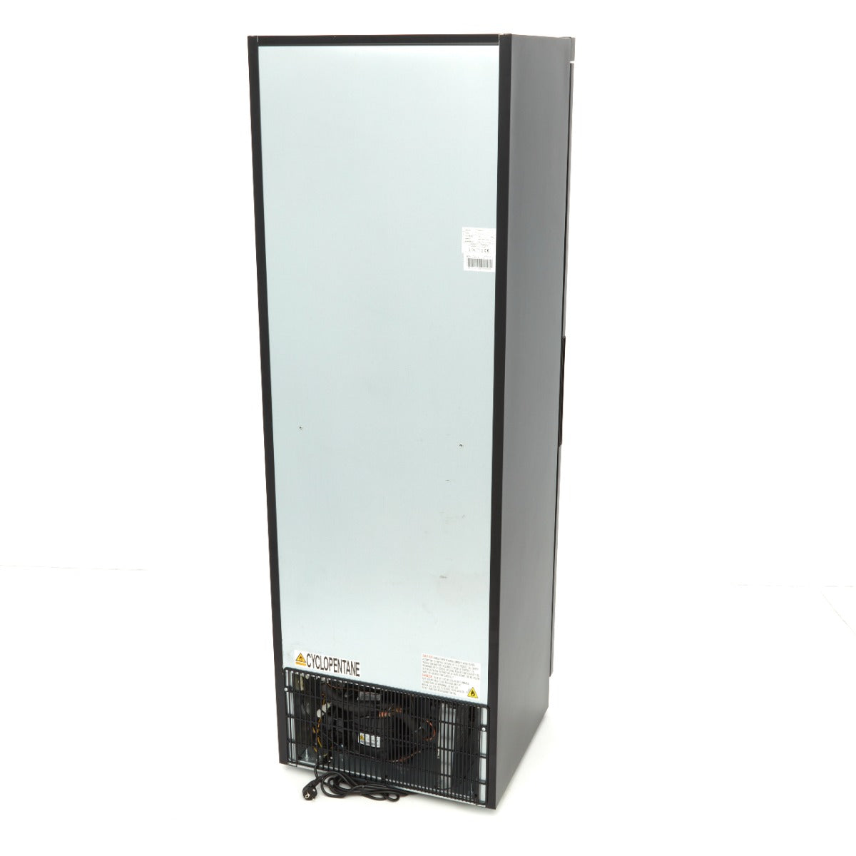 Frys - 400L - 6 Fasta hyllor - Svart