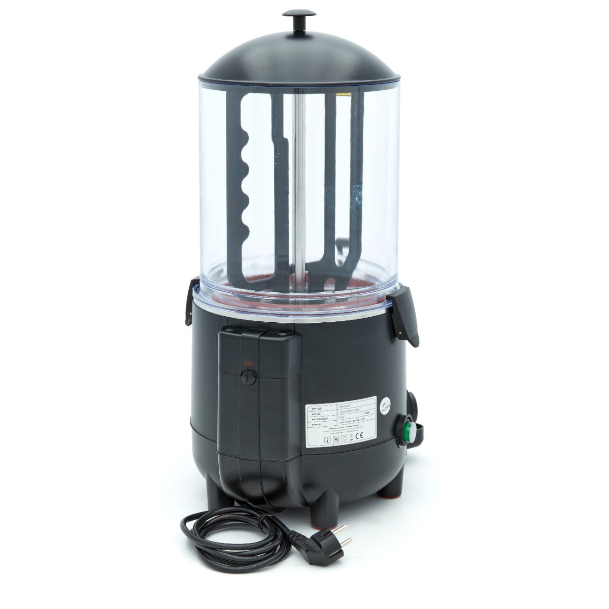 Chokladdispenser - varm - 10L - Svart