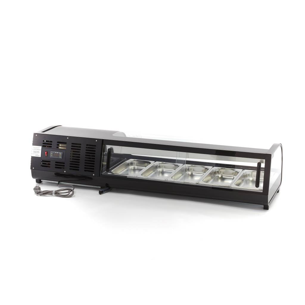 Sushi och Tapas Display - 52L - inkl 5 x 1/3 GN - Bordsskiva