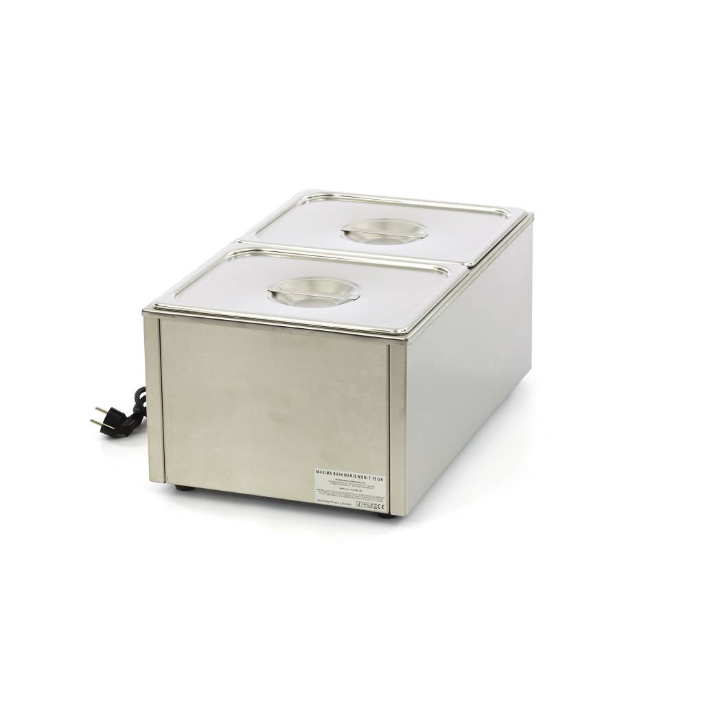 Bain Marie - med kran - inkl 2 x 1/2 GN Set - El