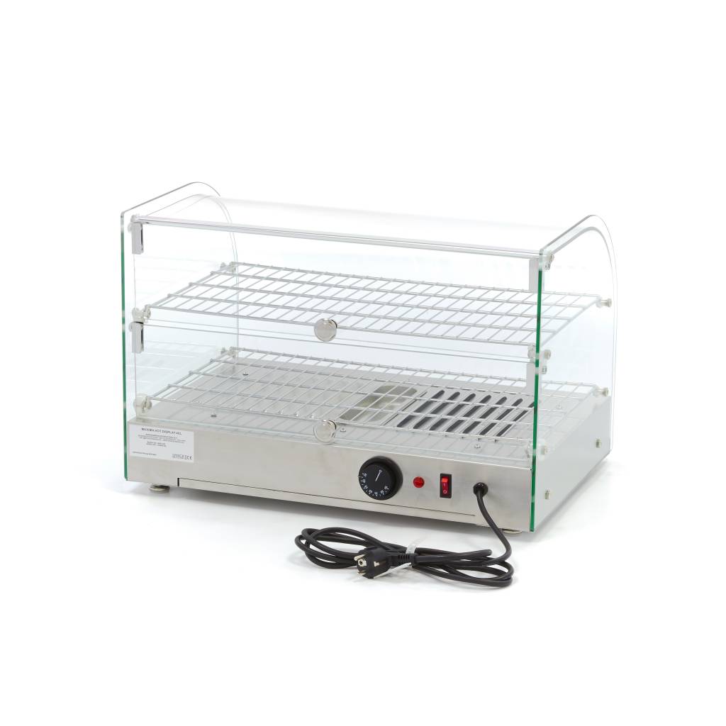 Värmeskåp - Värmedisplay - 45L - 55cm - 2 hyllplan