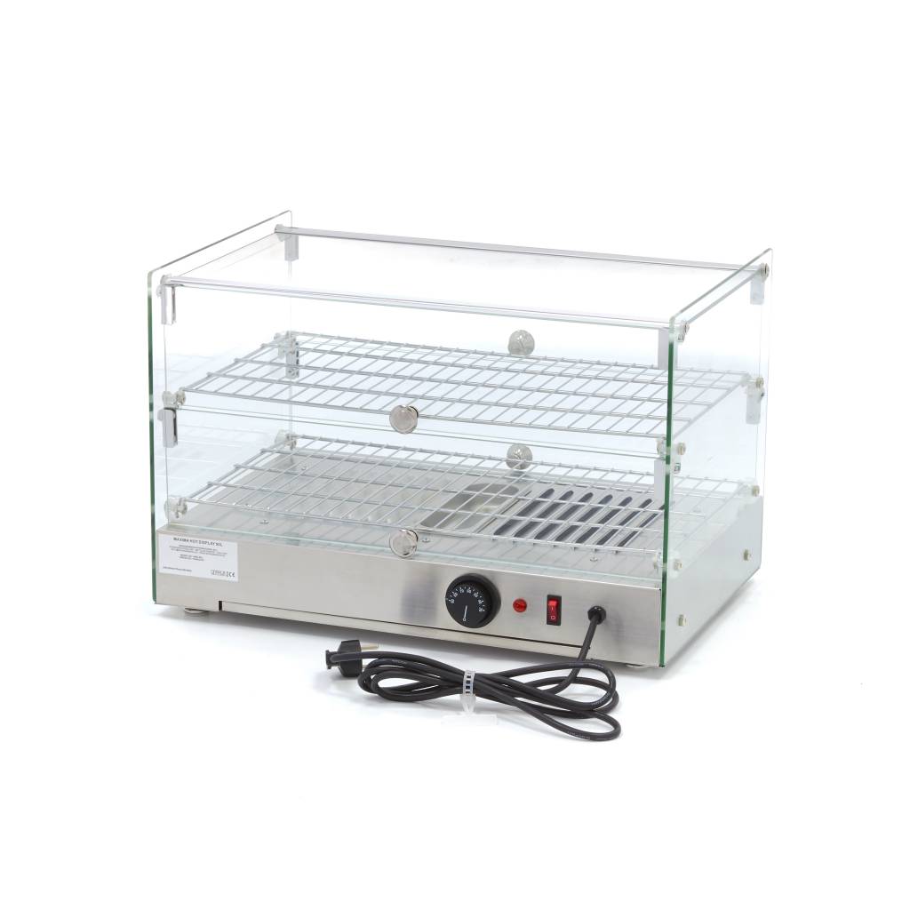 Värmeskåp - Värmedisplay - 50L - 55cm - 2 hyllplan