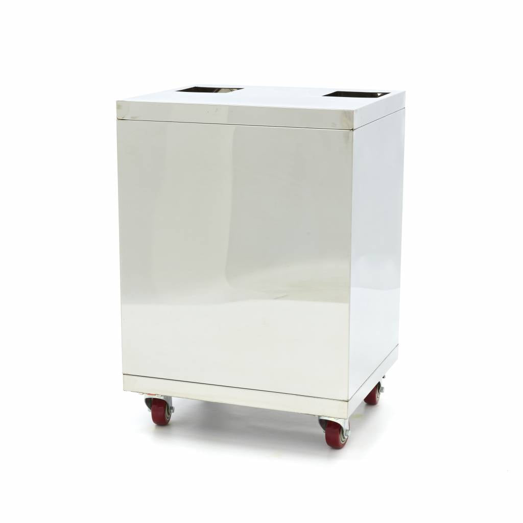 Orange Juicer Trolley - Kompakt - inklusive soptunna - på hjul