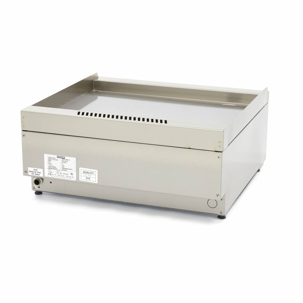 Grillpanna av professionell kvalitet - Smidig - Dubbel enhet - 60 cm djup - Gas