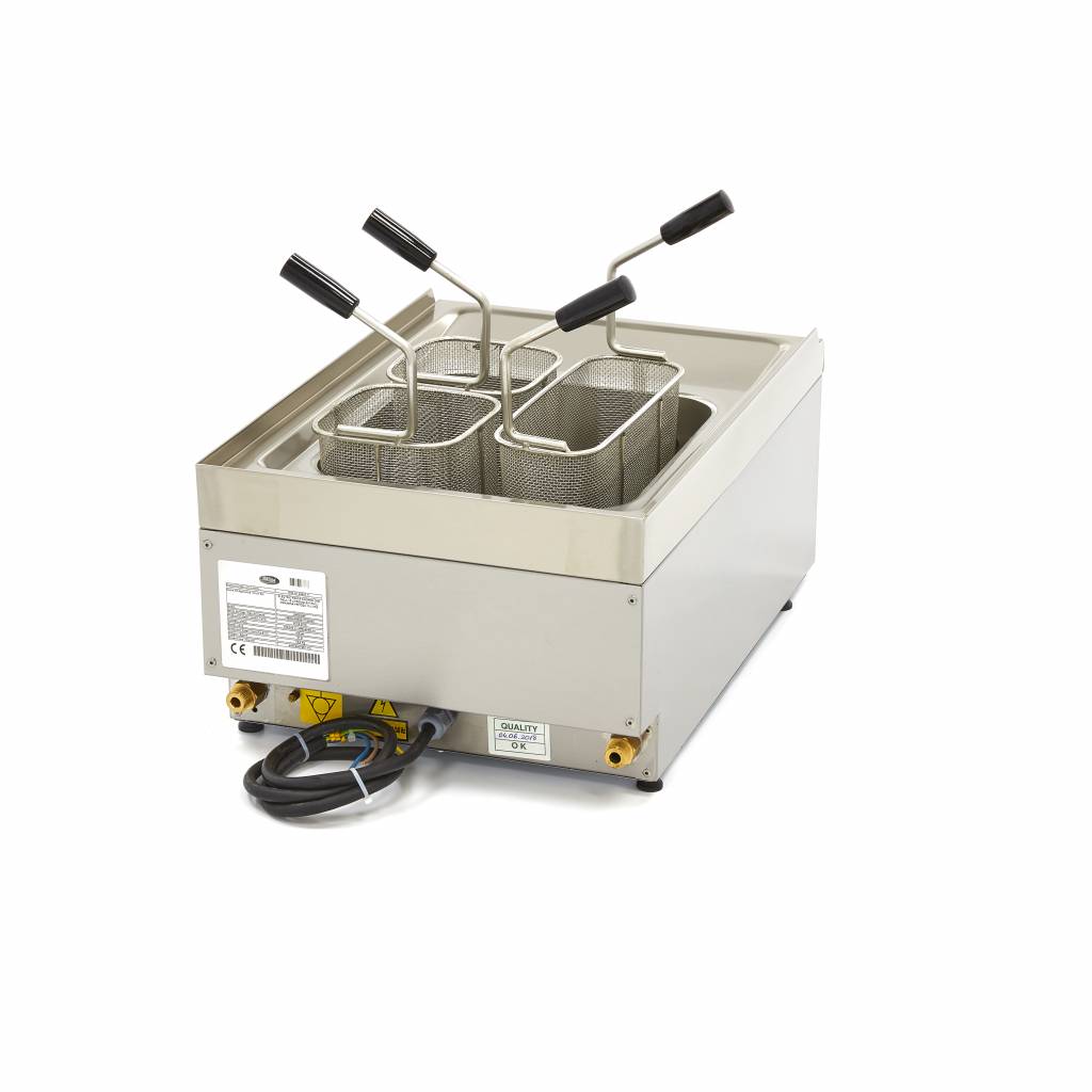 Professionell kvalitet pastakokare - 15L - Enkel enhet - 60 cm djup - Elektrisk