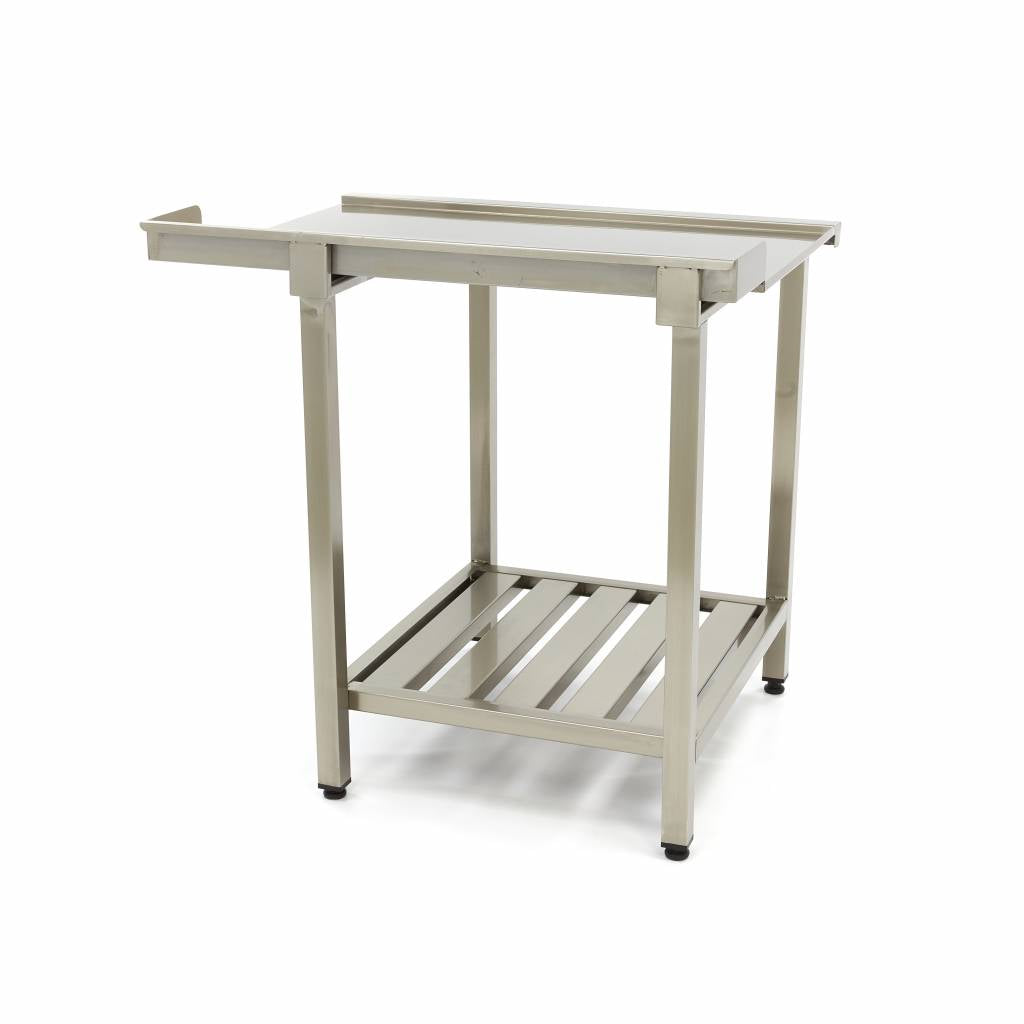 Diskmaskinsbord - 70 x 75 cm - vänster - med bakplatta och förvaringshylla