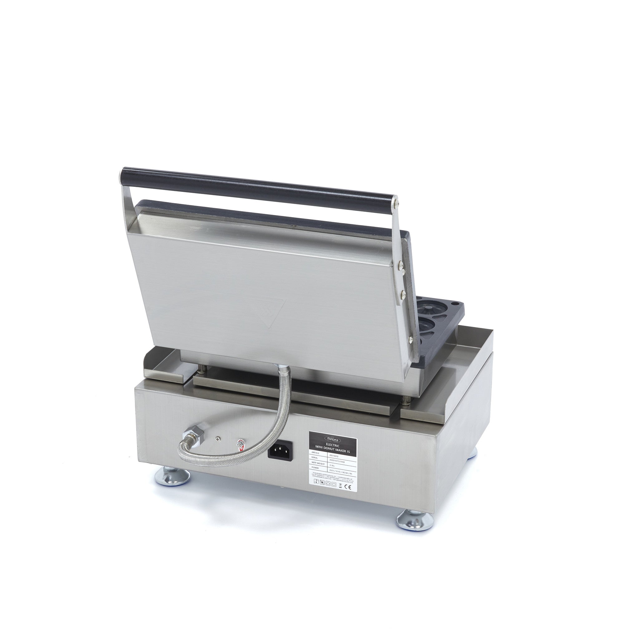 Donut Maker - 15 Mini Donuts - Ø5cm - med inbyggd timer
