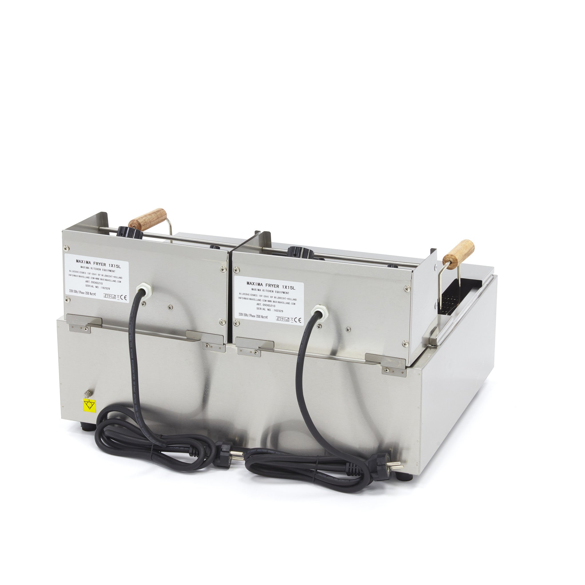 Friteringskastrull - 15L - 1 korg - upp till 3 kg pommes frites