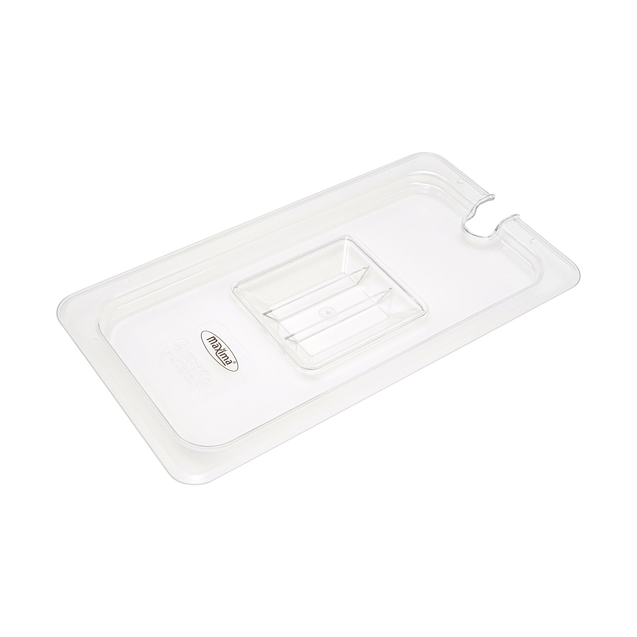 Gastronorm lock - 3 st - 1/3 GN - polykarbonat - med urtag