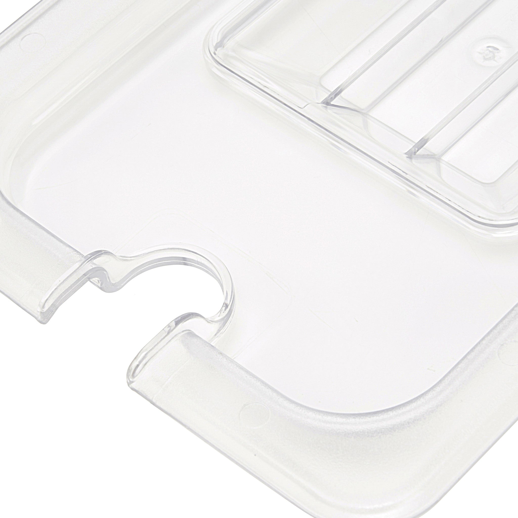 Gastronorm lock - 3 bitar - 1/4 GN - polykarbonat - med urtag