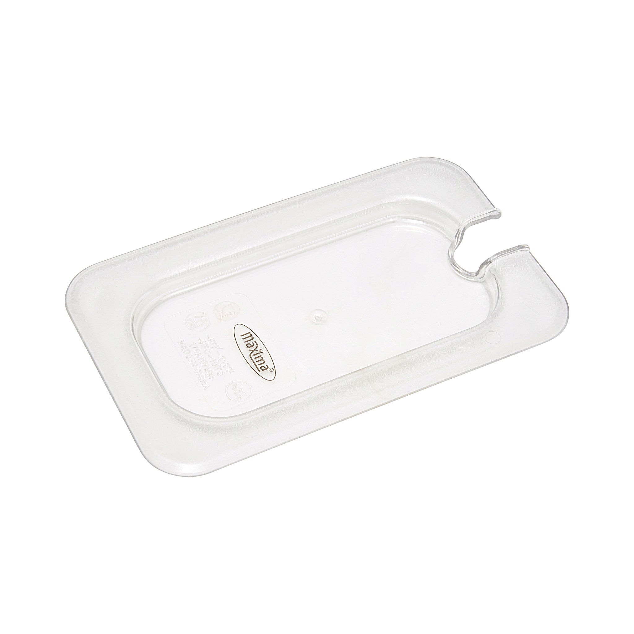 Gastronorm lock - 3 stycken - 1/9 GN - polykarbonat - med urtag