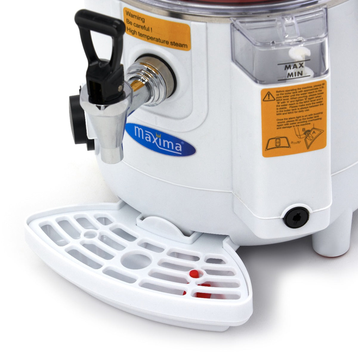 Chokladdispenser - varm - 5L - Vit