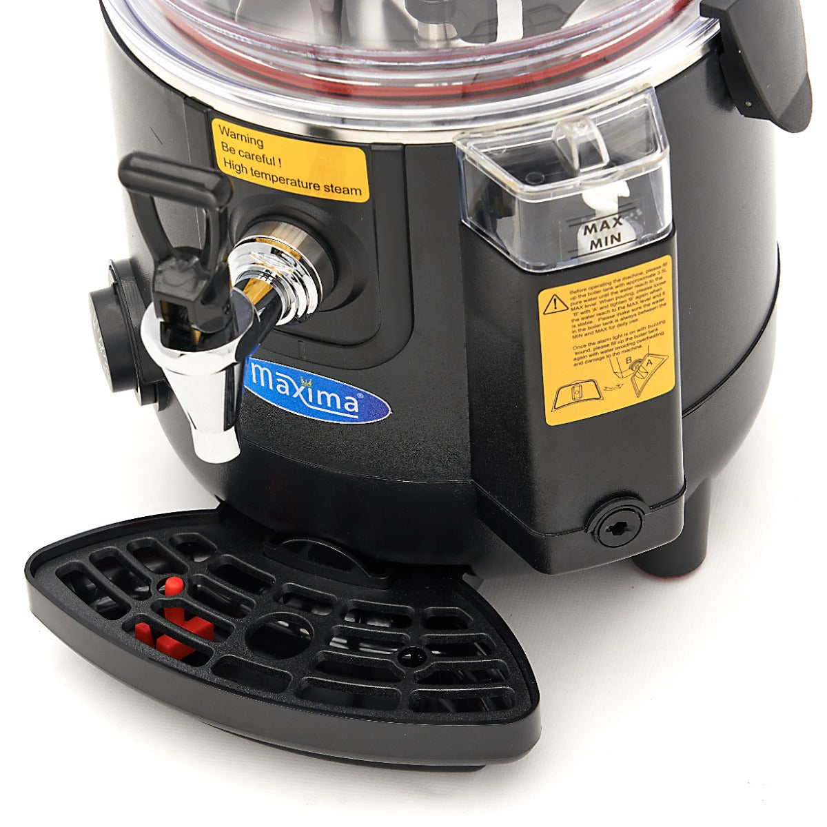 Chokladdispenser - varm - 5L - Svart