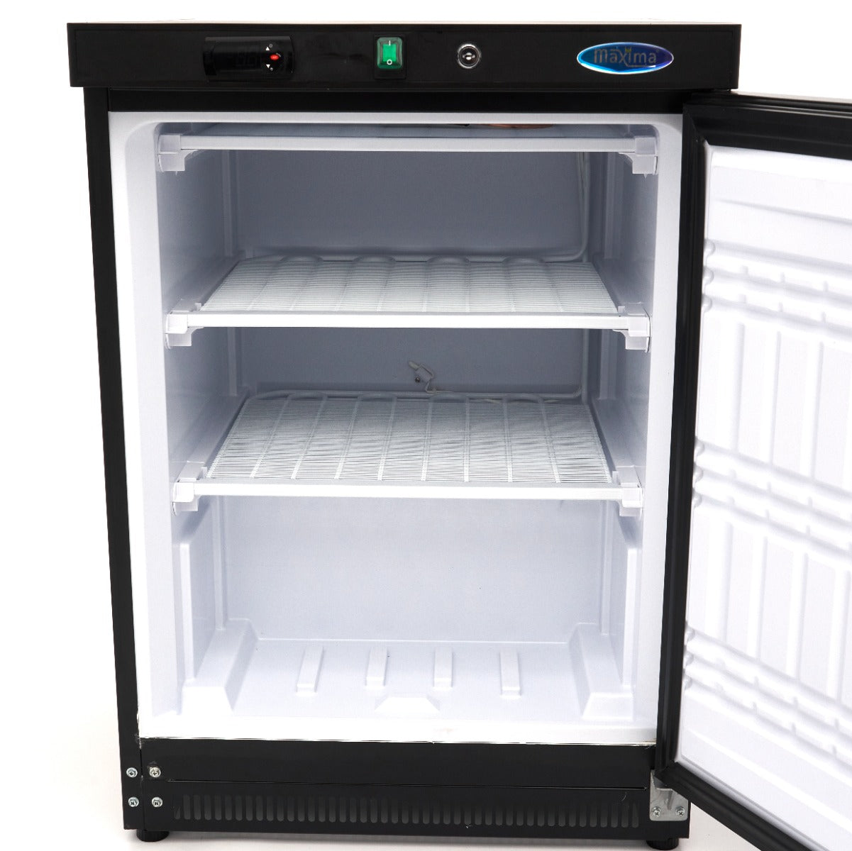 Frys - 200L - 2 Fasta hyllor - Svart