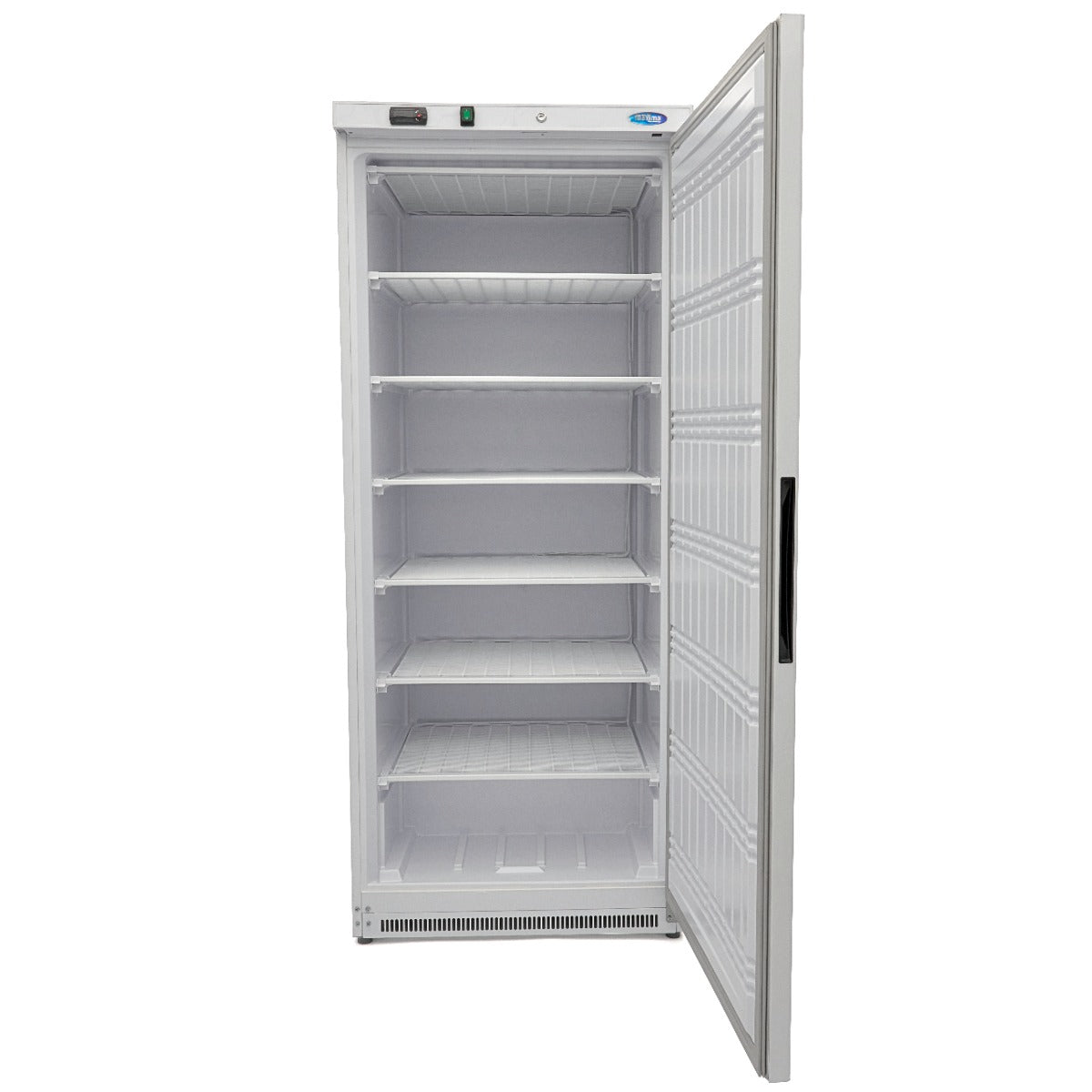 Frys - 600L - 6 Fasta hyllplan - Vit