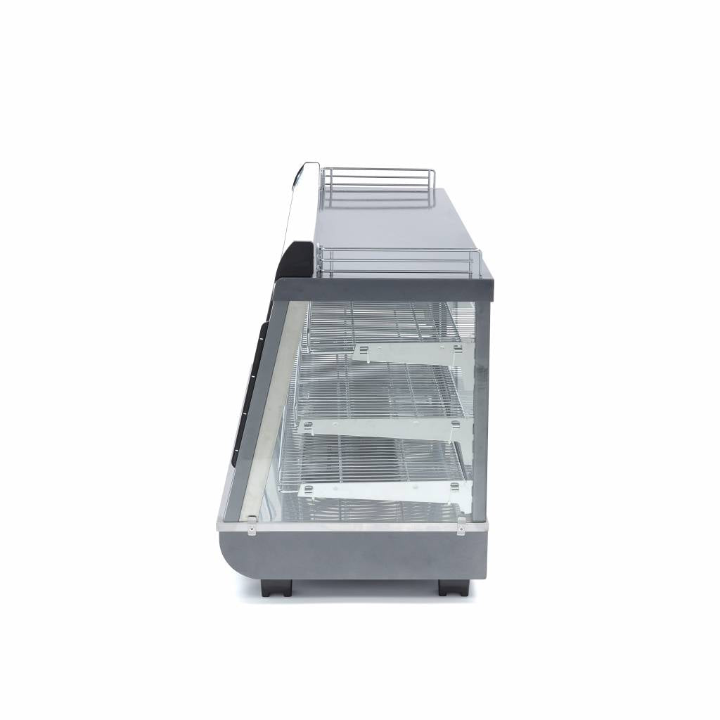 Uppvärmd matdisplay - 186L - 121,5 cm - 3 hyllplan