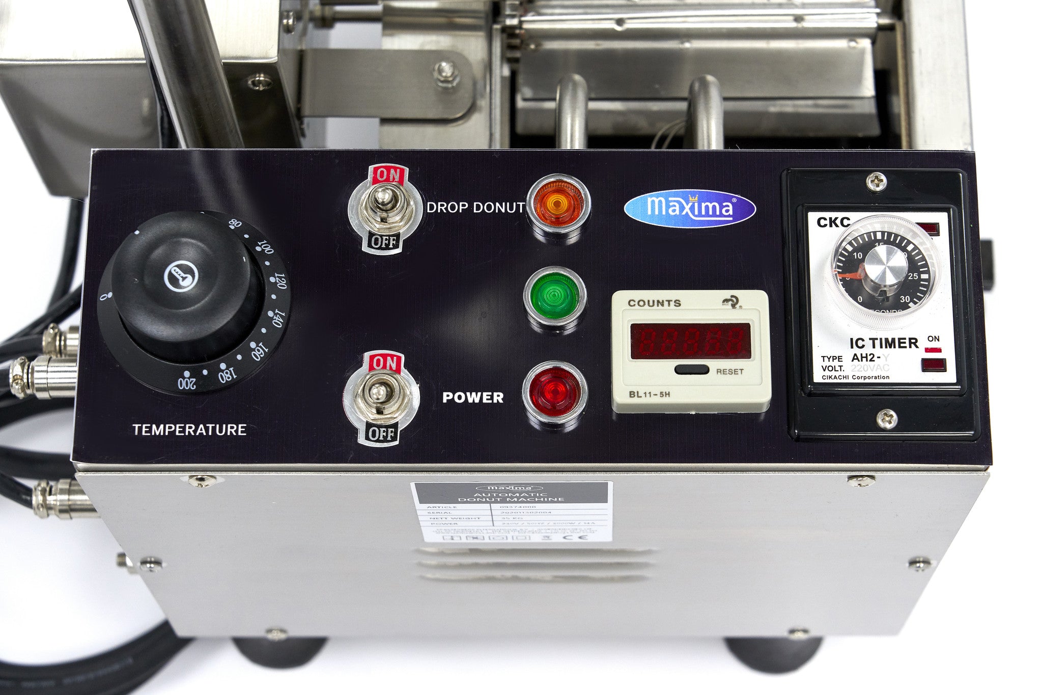 Donut Maker - 500 munkar/h - Automatisk - fritös med vändsystem