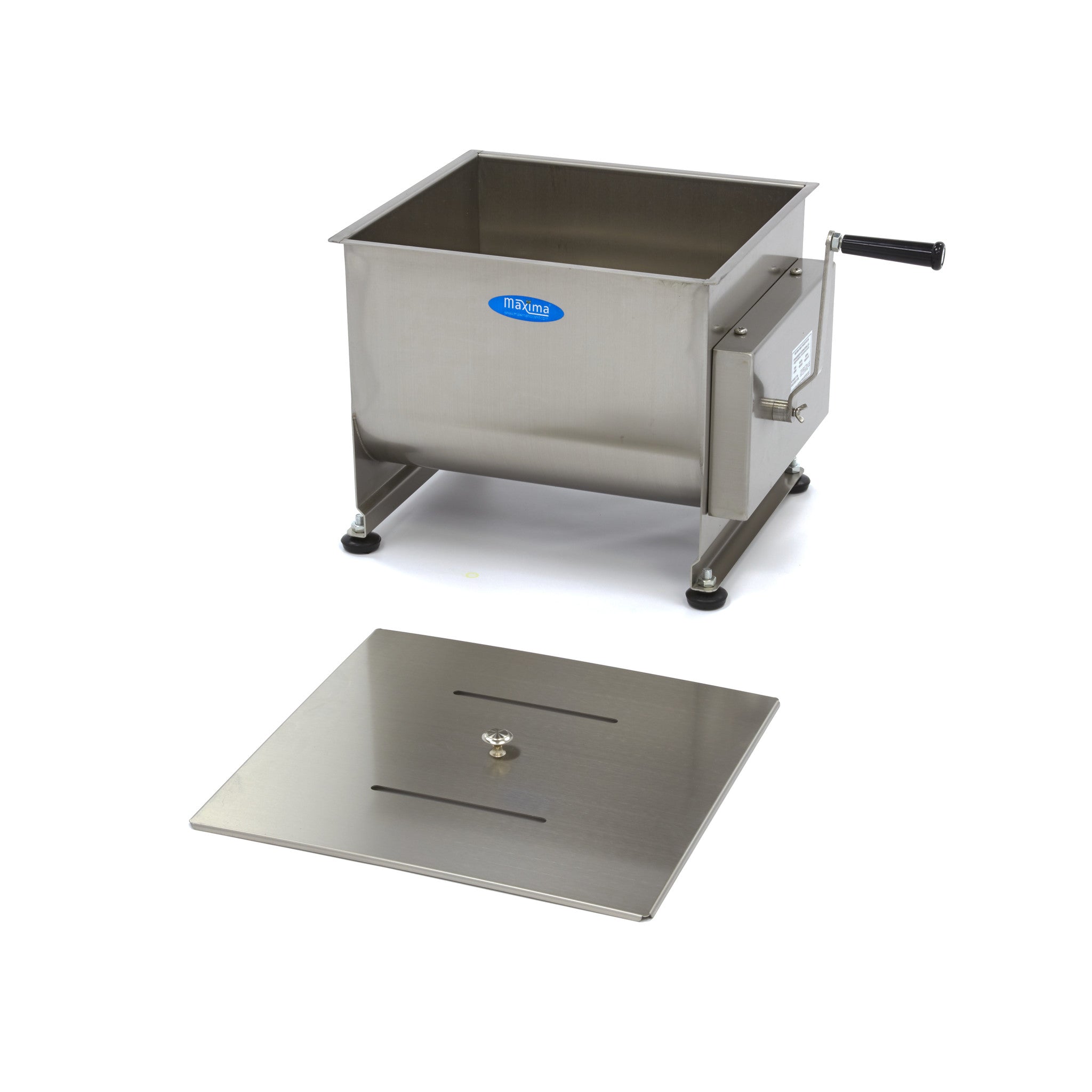 Köttblandare - 30L - 25kg Kött - Dubbelt skaft - Manuell