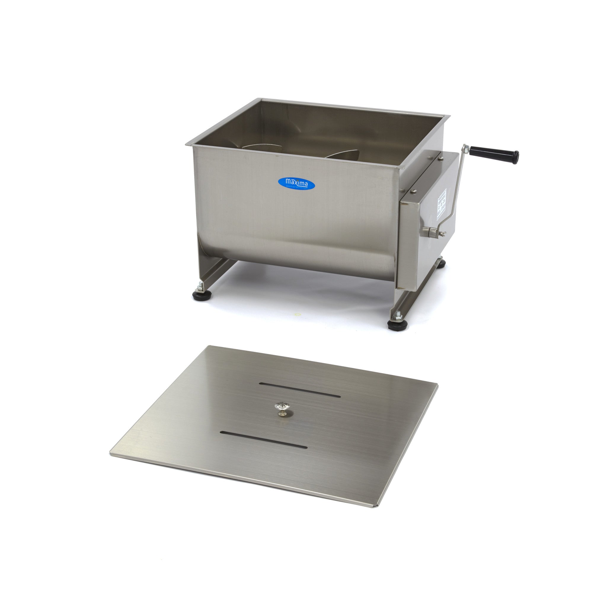 Köttblandare - 40L - 35kg Kött - Dubbelt skaft - Manuell