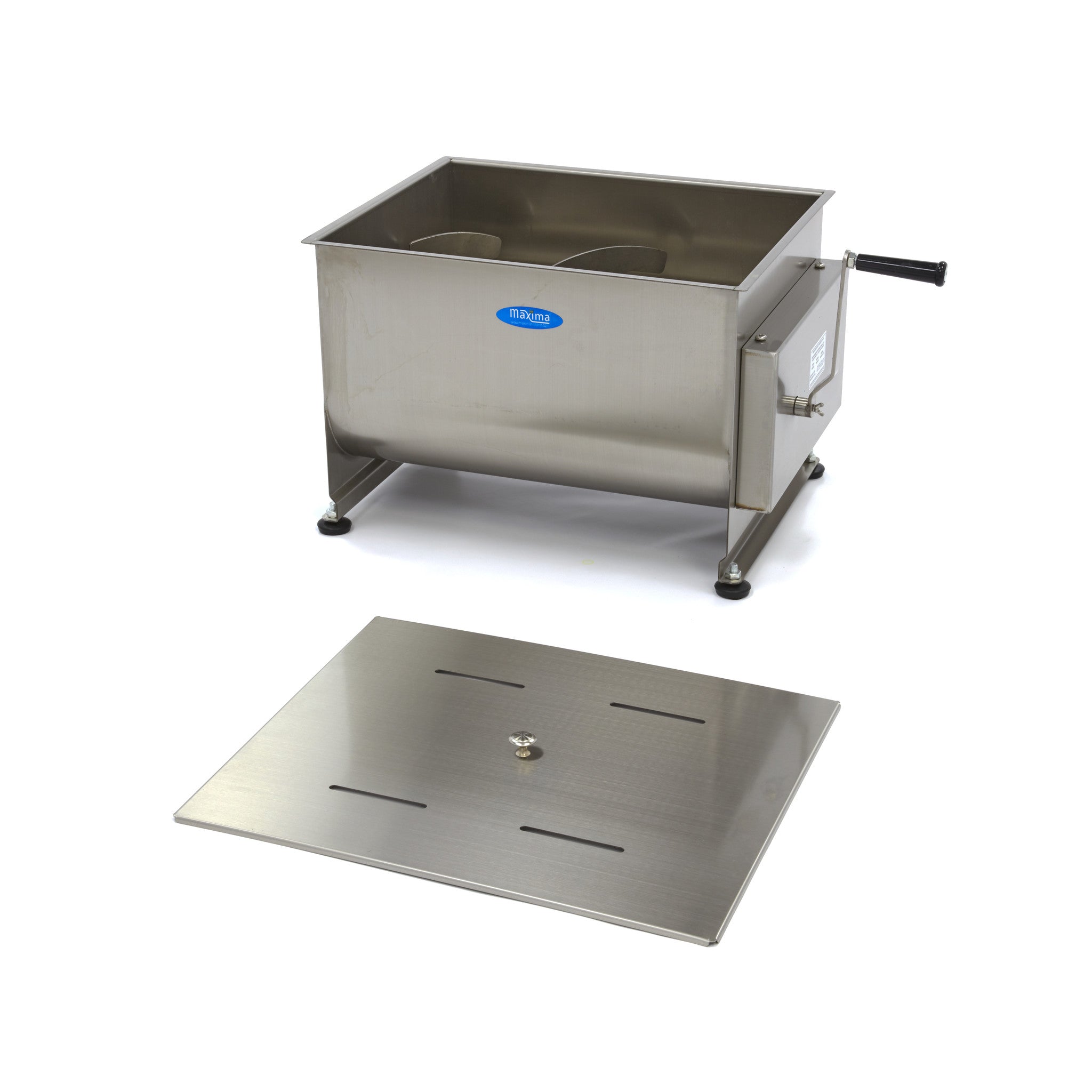 Köttblandare - 50L - 43kg Kött - Dubbelt skaft - Manuell