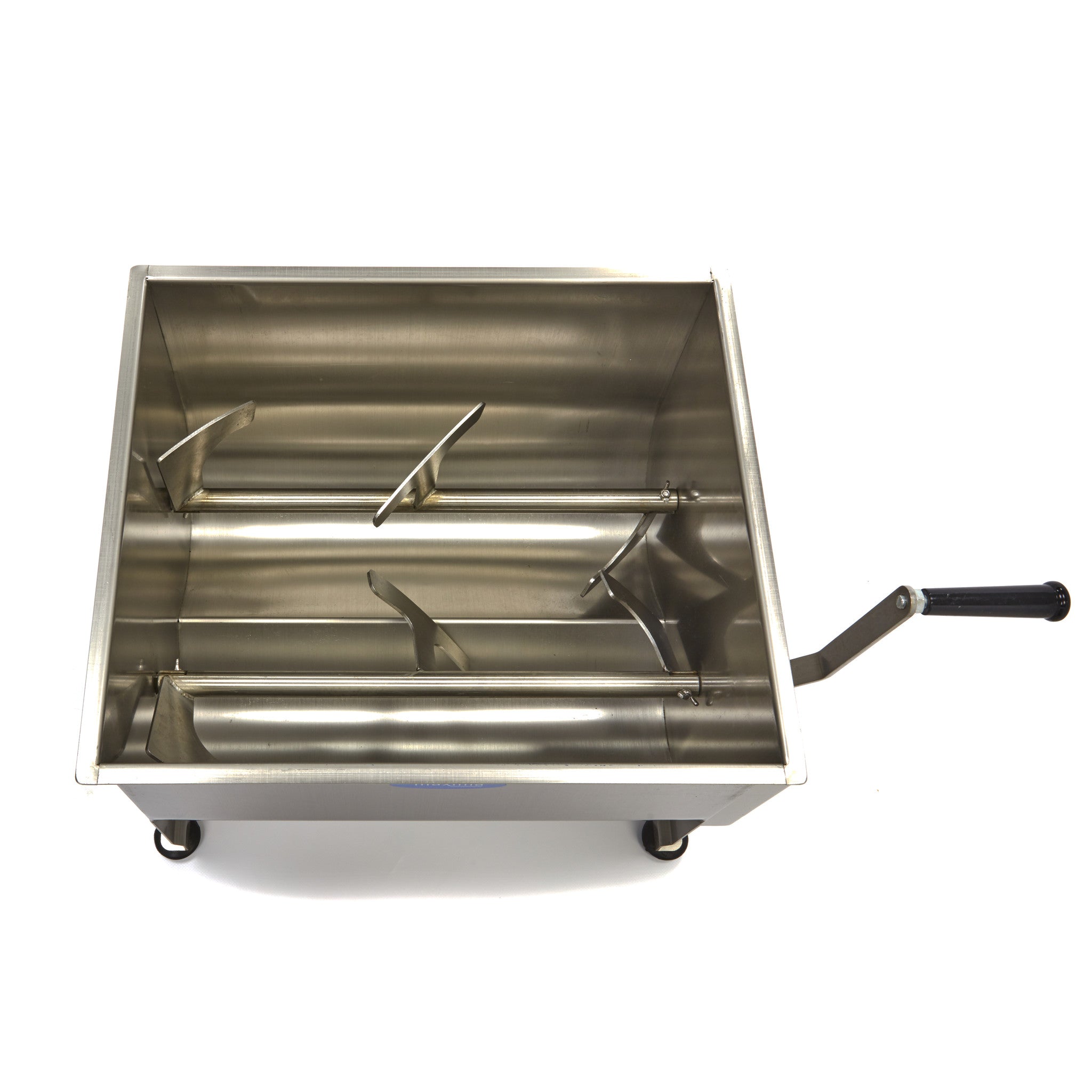Köttblandare - 40L - 35kg Kött - Dubbelt skaft - Manuell