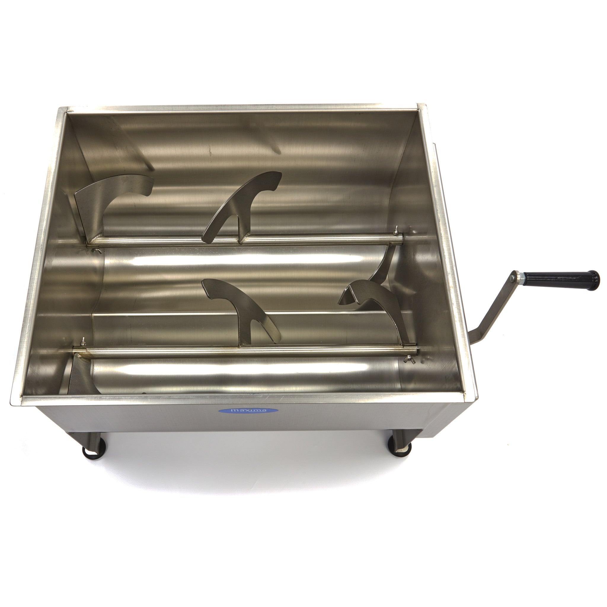 Köttblandare - 60L - 55kg Kött - Dubbelt skaft - Manuell