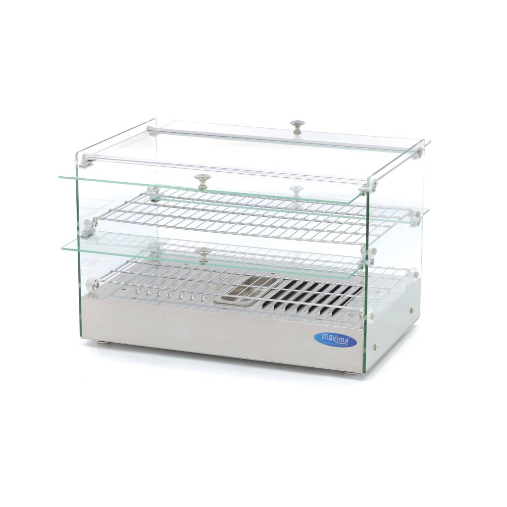 Värmeskåp - Värmedisplay - 50L - 55cm - 2 hyllplan