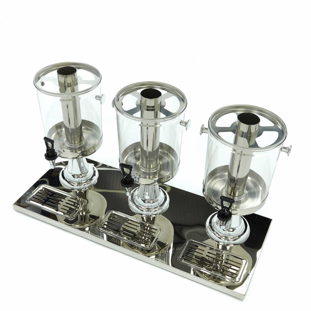 Dryckesautomat - 3 x 8L - Central kylrör - Fungerar utan el