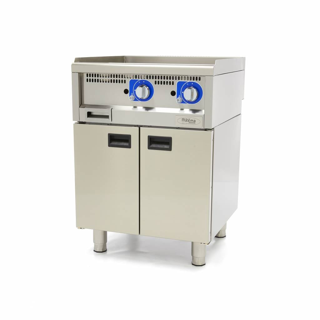 Grillpanna av professionell kvalitet - Smidig - Dubbel enhet - 60 cm djup - Gas