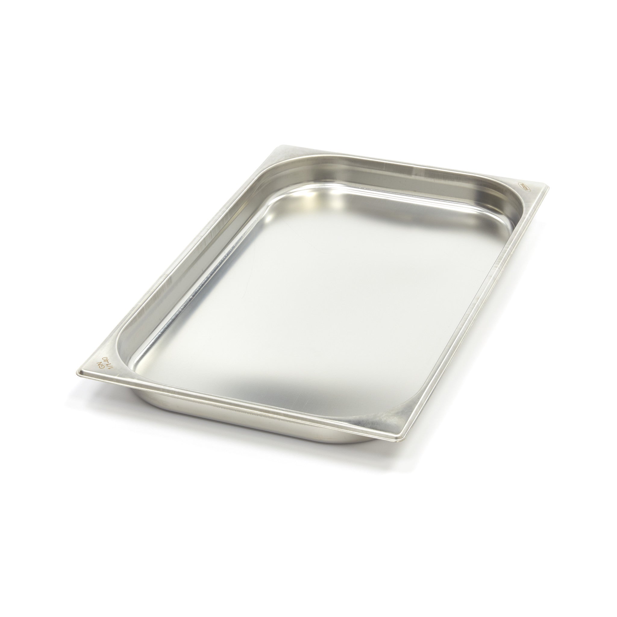 Gastronorm behållare - 3 stycken - 1/1 GN - 4 cm djup - rostfritt stål