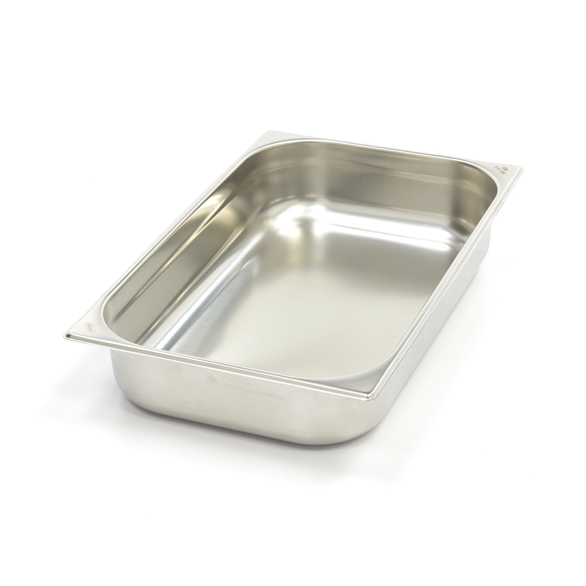 Gastronorm behållare - 3 stycken - 1/1 GN - 10 cm djup - rostfritt stål