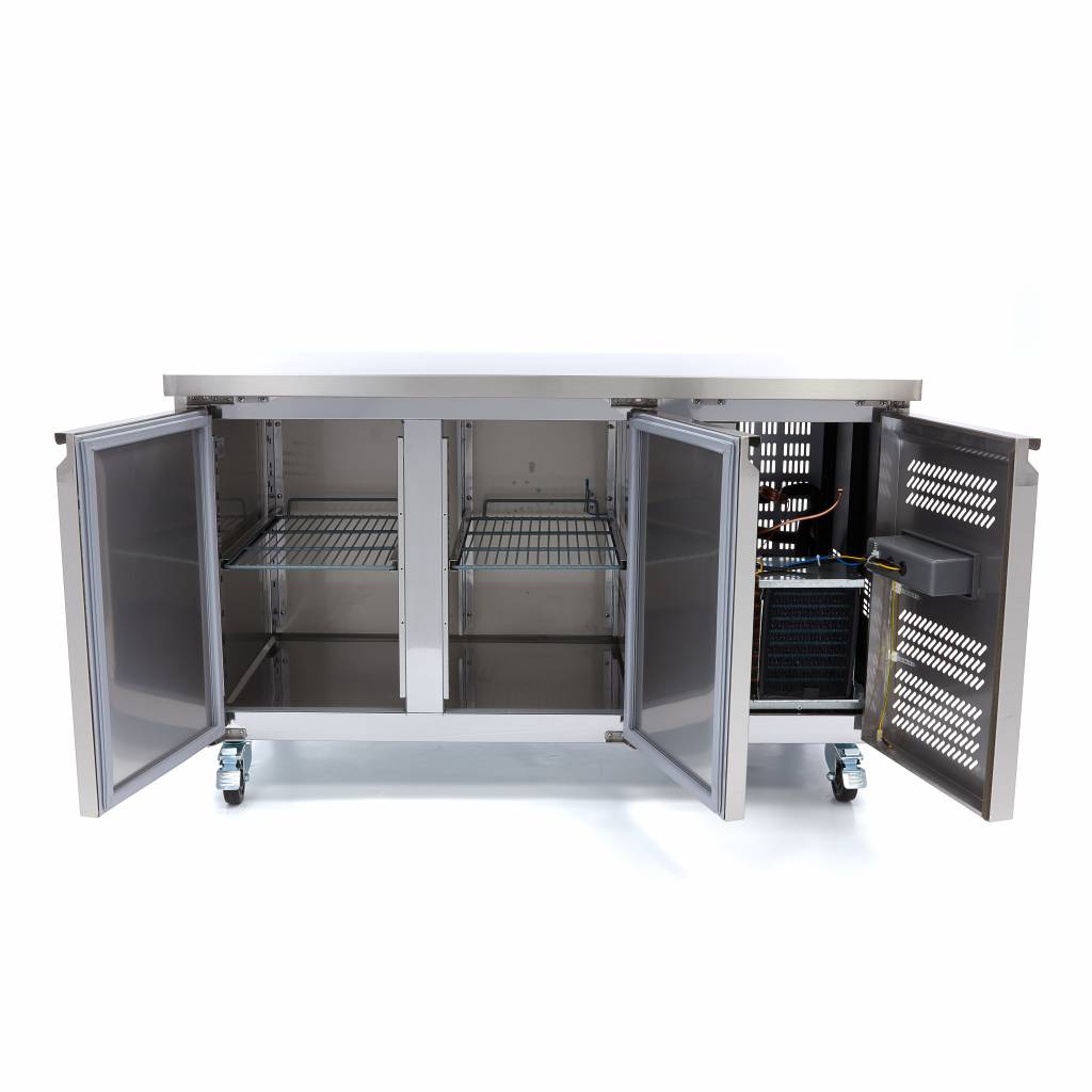 Frysskåp - 314L - 136cm - 2 Dörrar